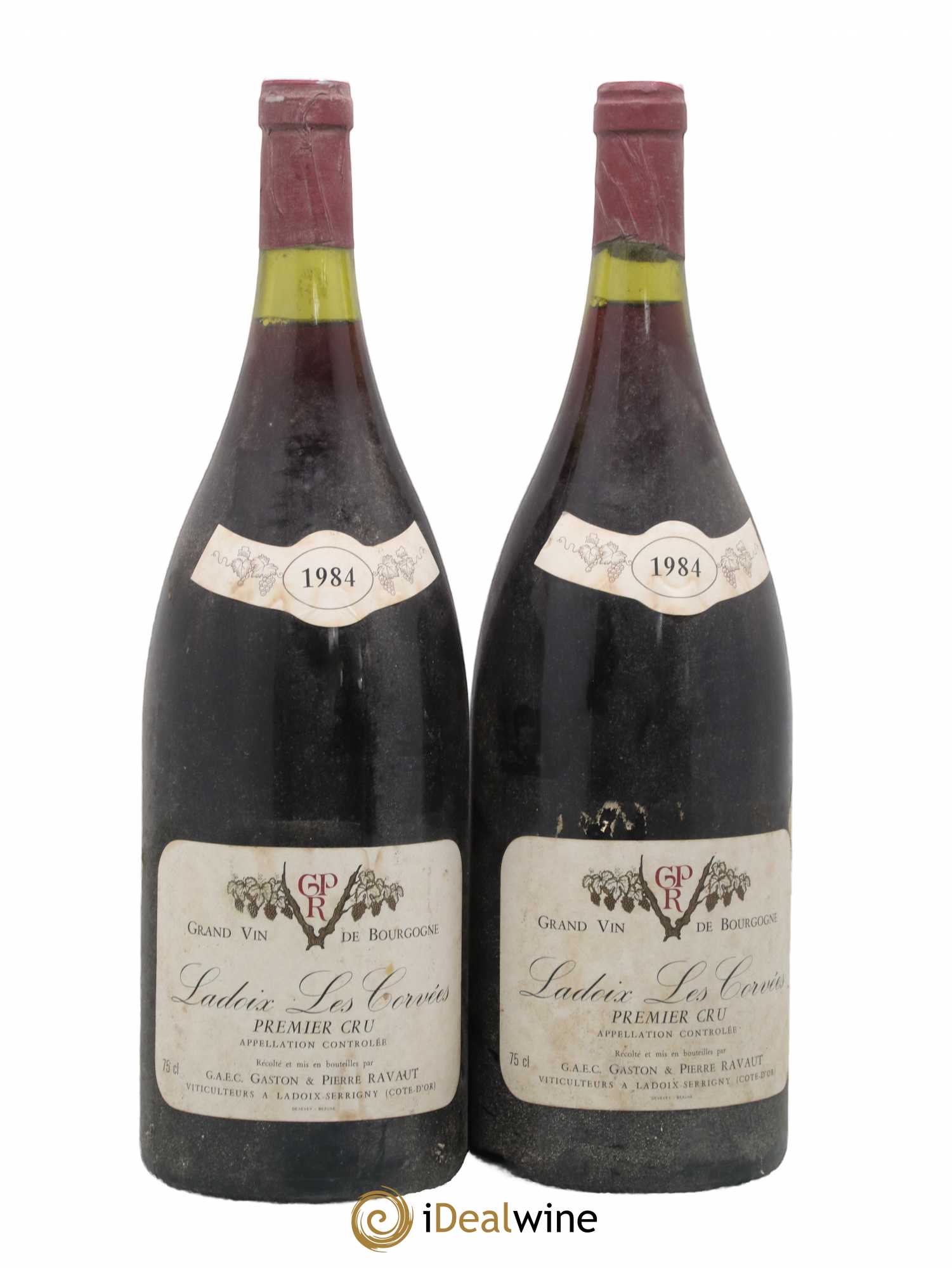 Ladoix 1er Cru Les Corvees Ravaut 1984 - Lot de 2 magnums - 0