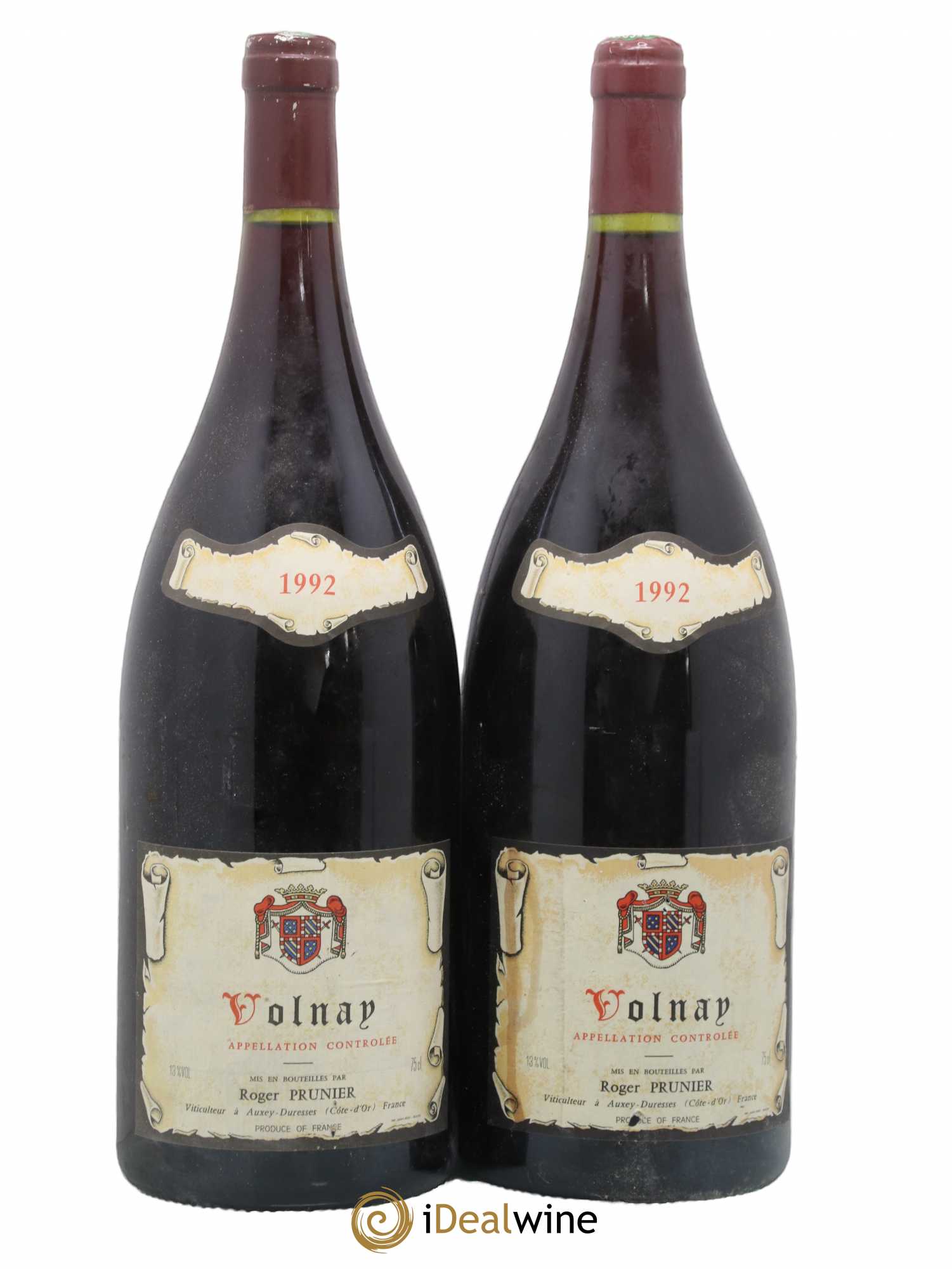 Volnay Prunier 1992 - Lot de 2 magnums - 0