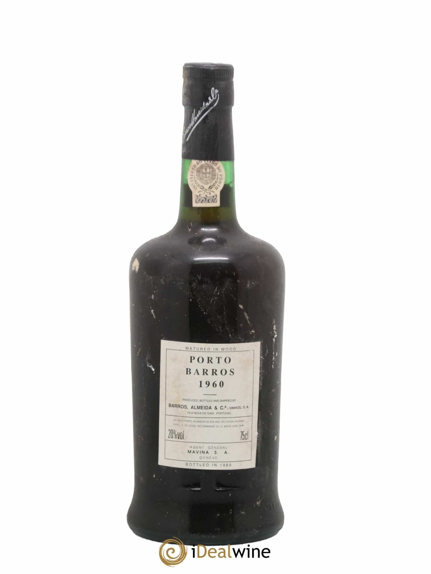 Porto Barros Colheita 1960 - Lot de 1 bouteille - 1