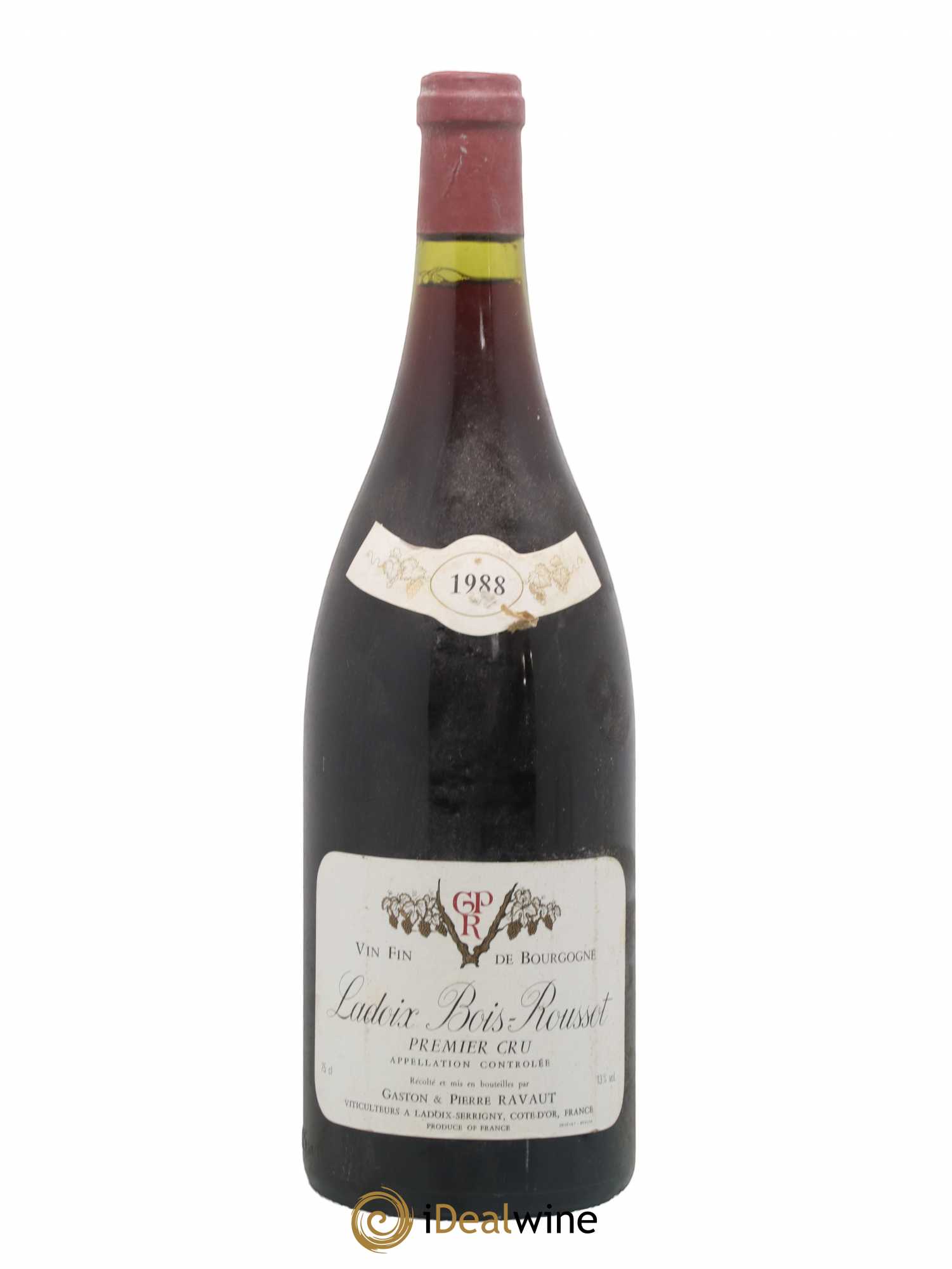 Ladoix 1er Cru Bois Roussot Ravaut 1988 - Lot de 1 magnum - 0