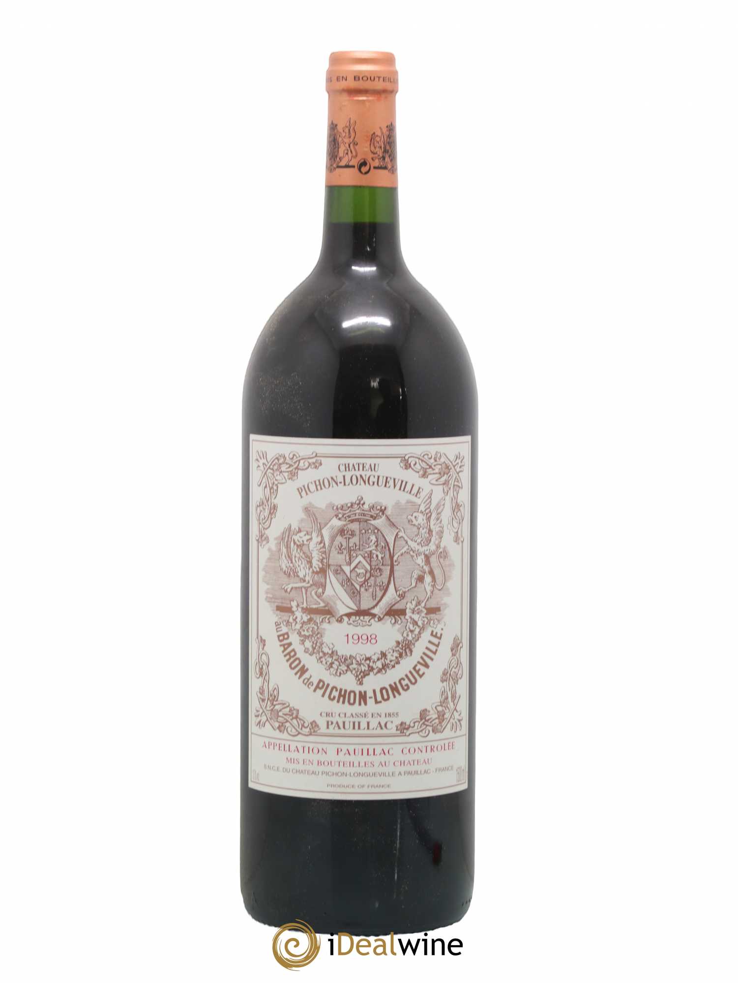 Pichon Longueville Baron 2ème Grand Cru Classé 1998 - Lot de 1 magnum - 0