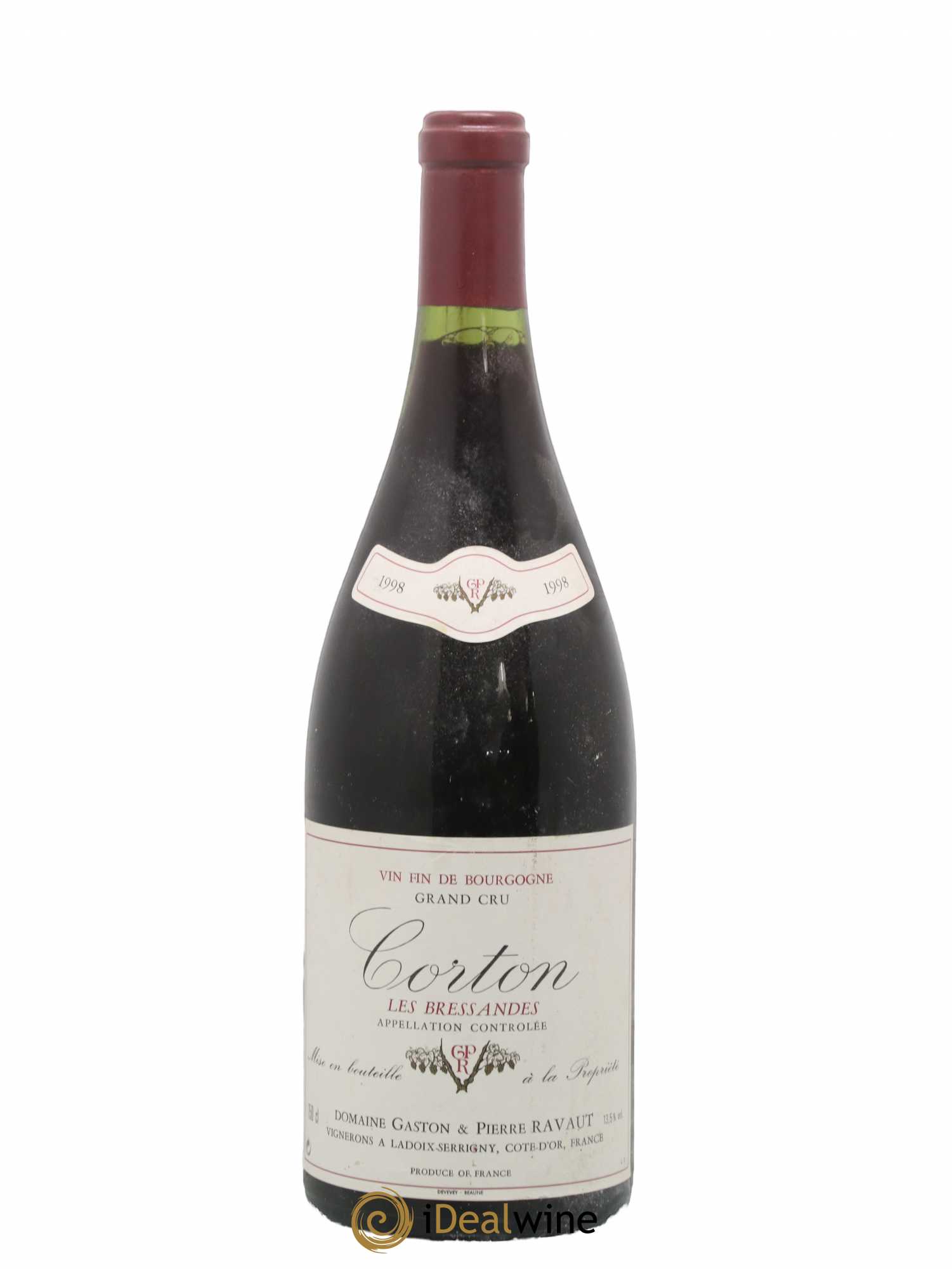 Corton Grand Cru Bressandes Ravaut 1998 - Lot de 1 magnum - 0
