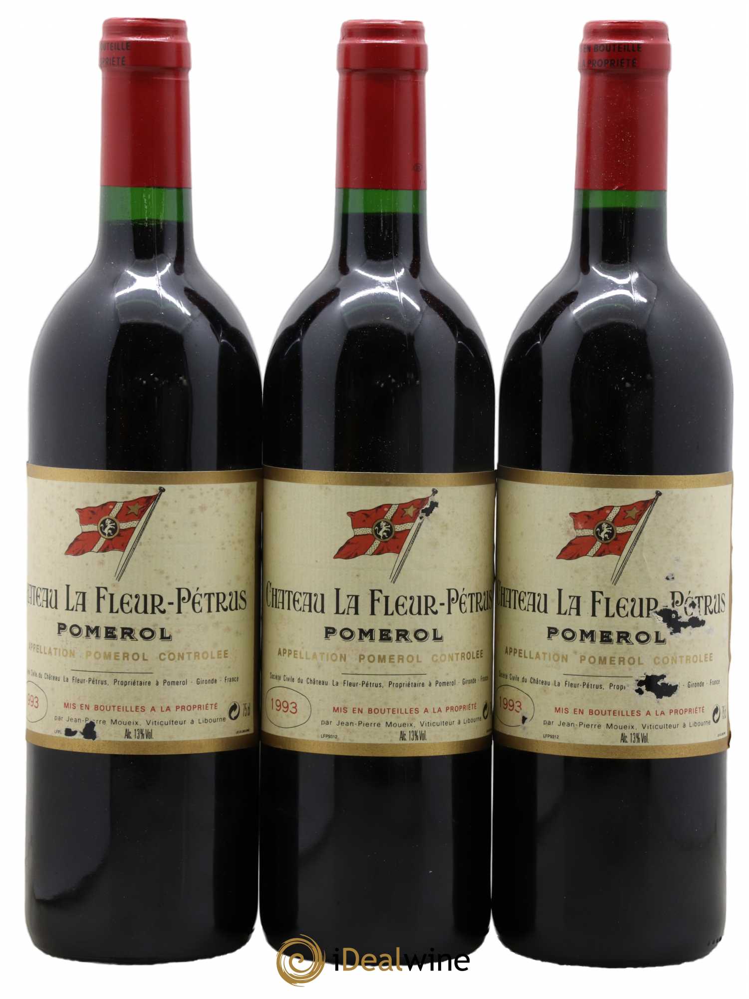 Château la Fleur Petrus 1993 - Lot de 3 bouteilles - 0
