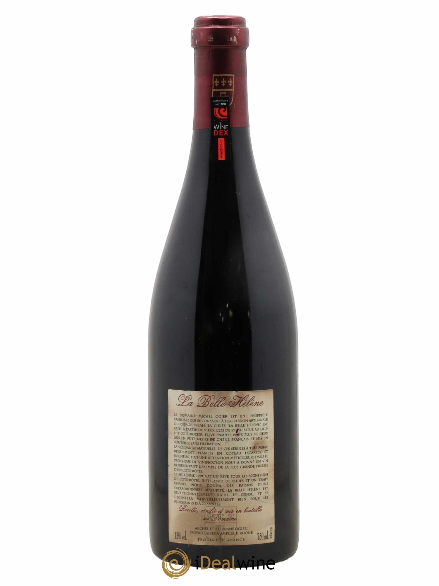 Côte-Rôtie La Belle Hélène Stéphane Ogier 1999 - Lot de 1 bouteille - 1
