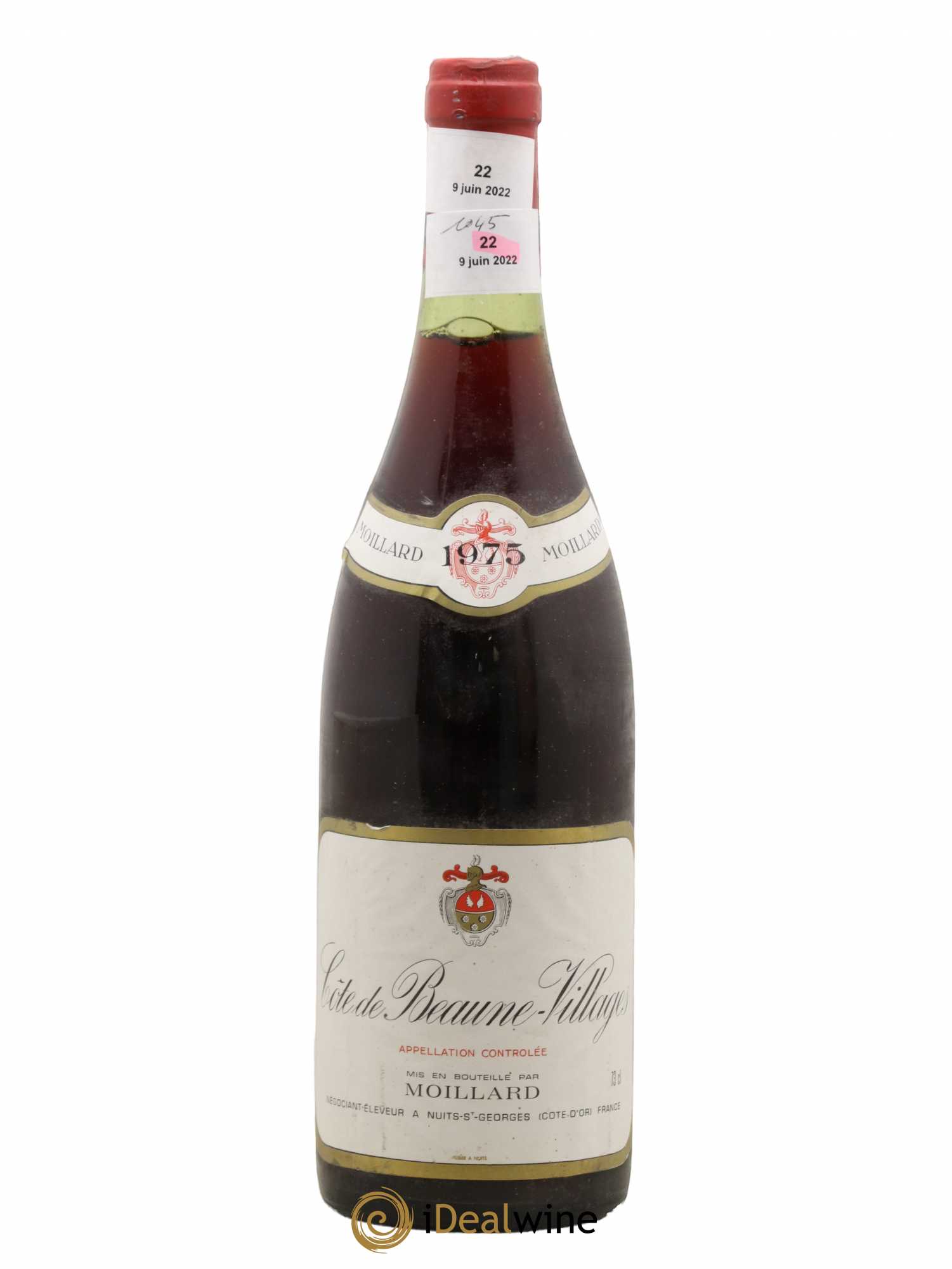 Côte de Beaune-Villages Moillard 1975 - Lot de 1 bouteille - 0