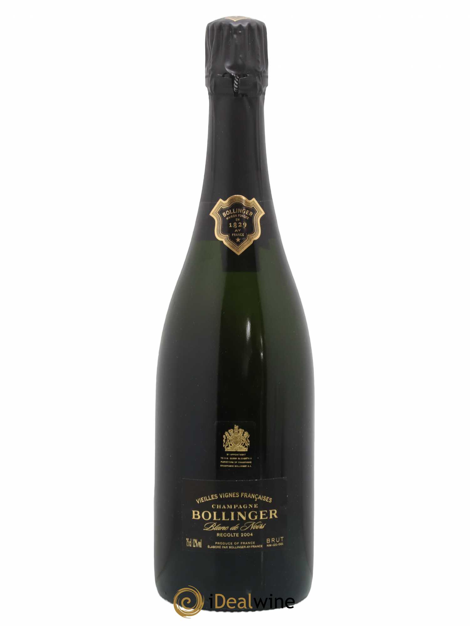 Brut Vieilles Vignes Françaises Bollinger Brut 2004 - Lot de 1 bouteille - 0