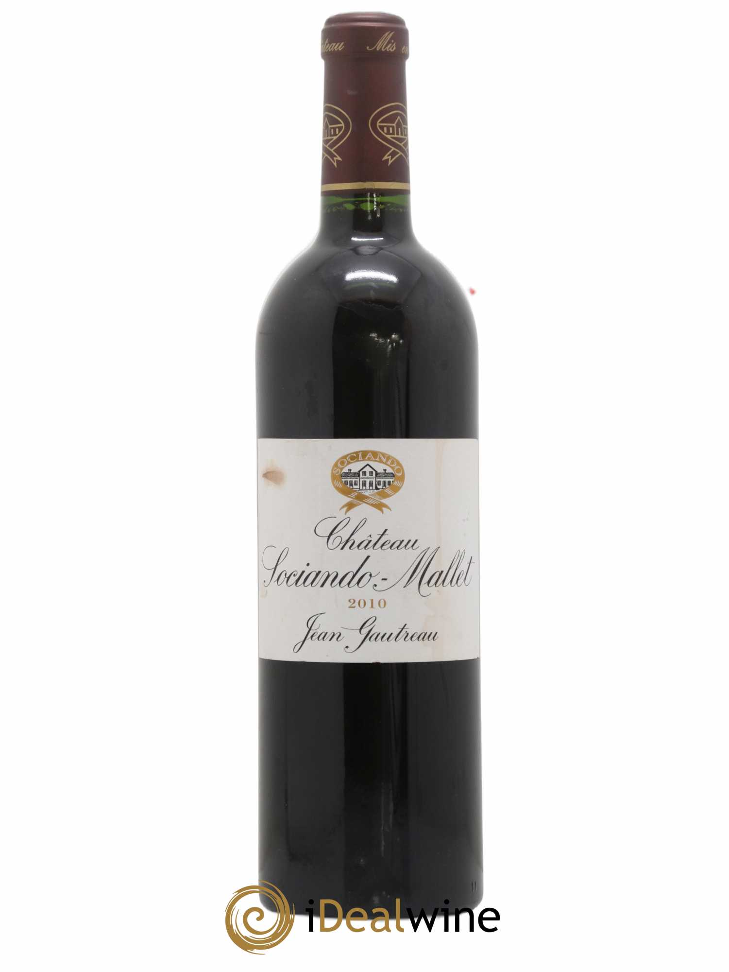 Château Sociando Mallet - Cuvée Jean Gautreau 2010 - Lot de 1 bouteille - 0