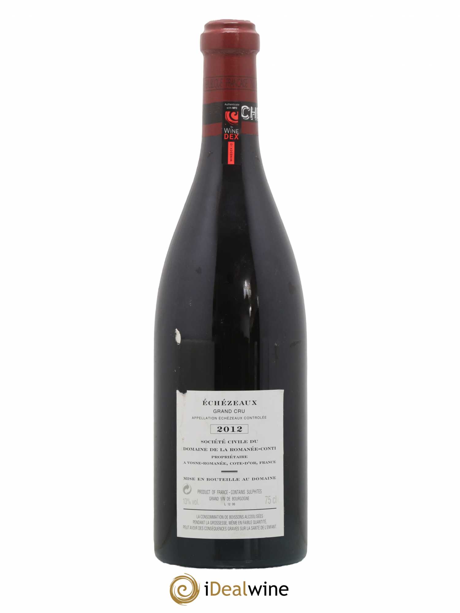 Echezeaux Grand Cru Domaine de la Romanée-Conti 2012 - Lot de 1 bouteille - 1