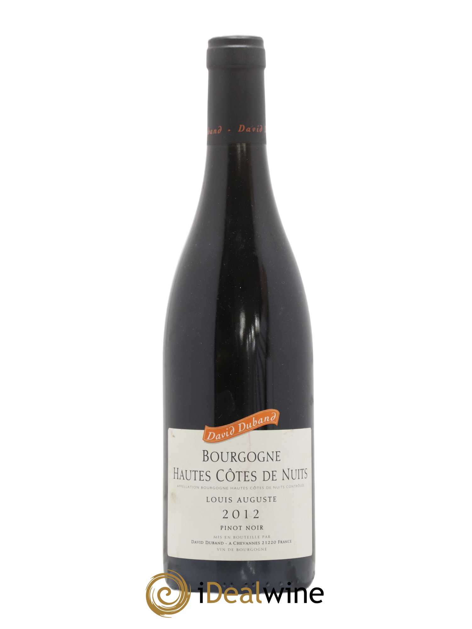 Hautes-Côtes de Nuits Louis Auguste David Duband (Domaine) 2012 - Lot de 1 bouteille - 0