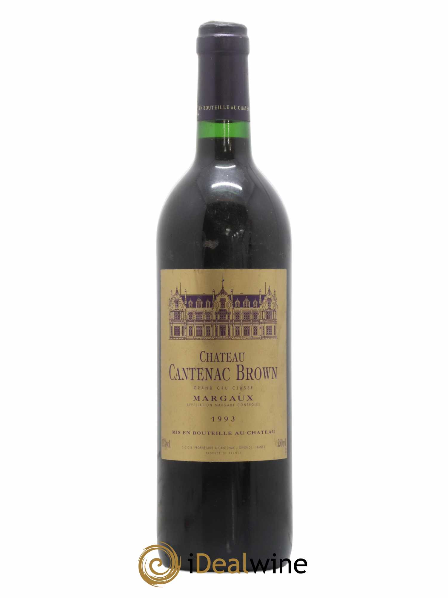 Château Cantenac Brown 3ème Grand Cru Classé 1993 - Lot de 1 bouteille - 0