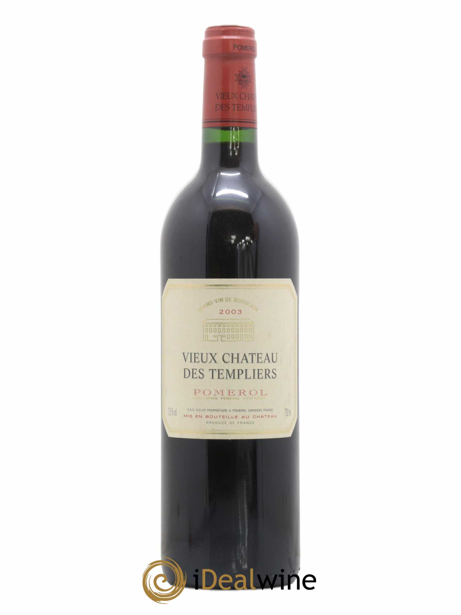 Pomerol Vieux Château Des Templiers 2003 - Lot de 1 bouteille - 0
