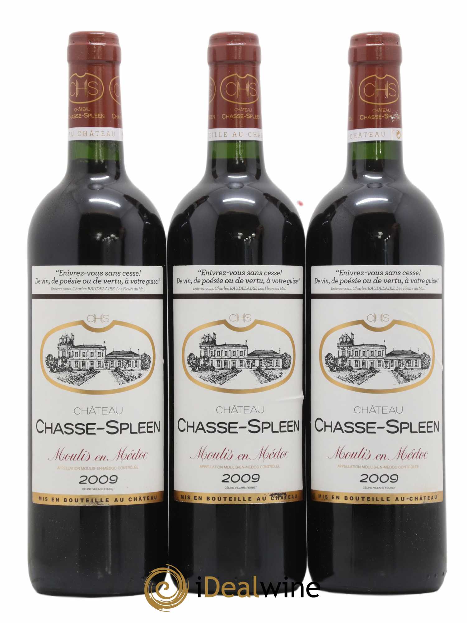 Château Chasse Spleen 2009 - Lot de 12 bouteilles - 4