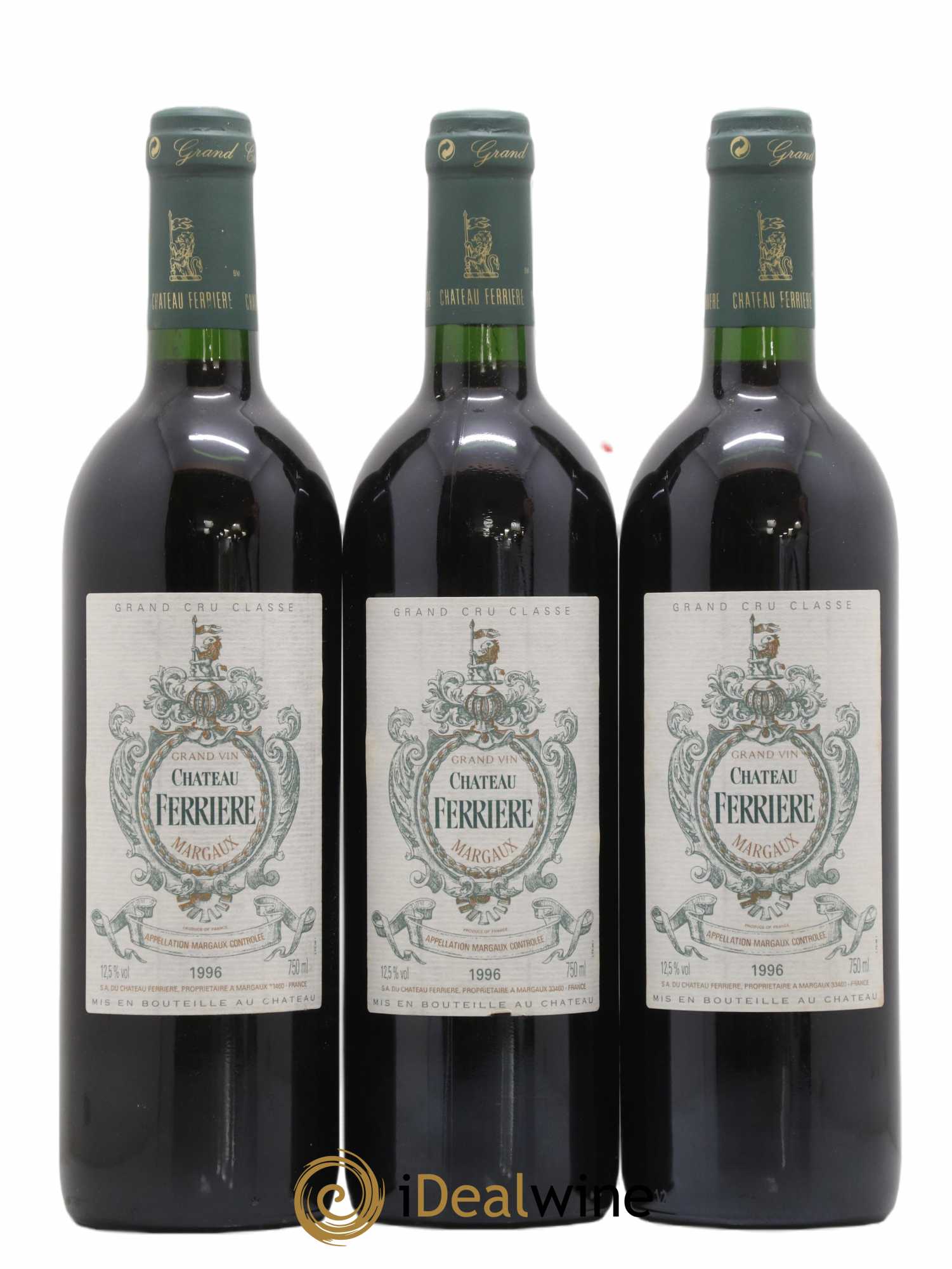 Château Ferrière 3ème Grand Cru Classé 1996 - Lot de 12 bouteilles - 2