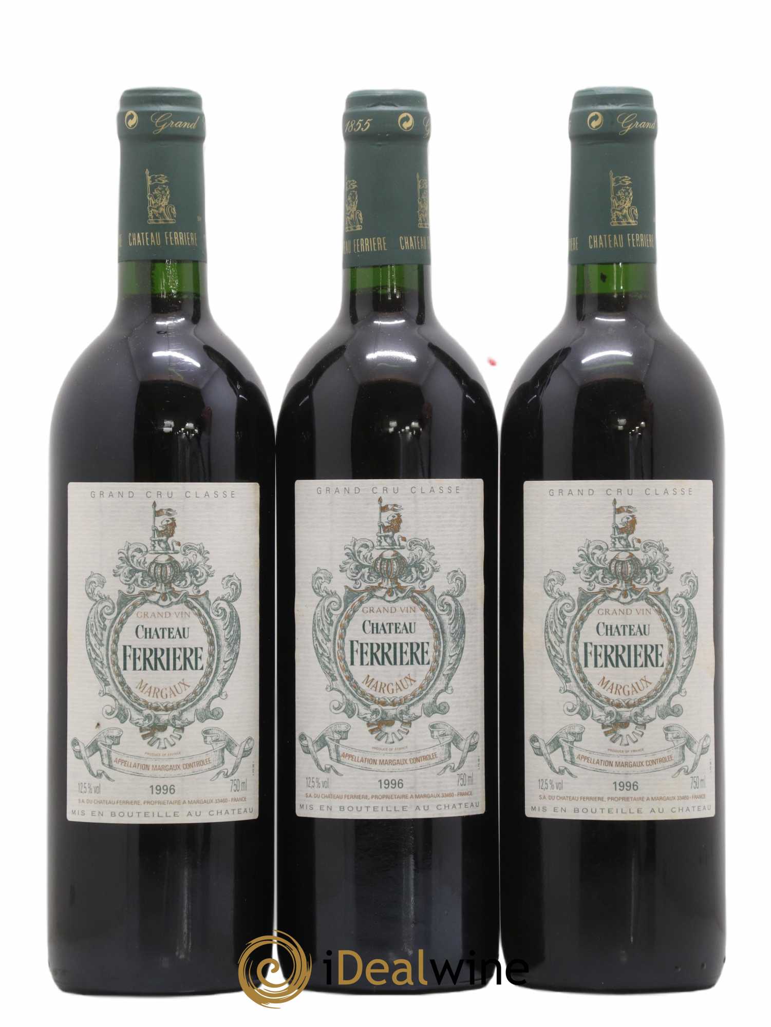 Château Ferrière 3ème Grand Cru Classé 1996 - Lot de 12 bouteilles - 3