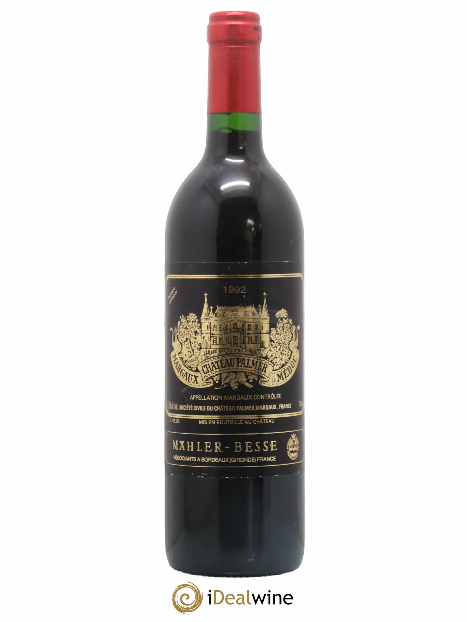 Château Palmer 3ème Grand Cru Classé 1992 - Lot de 1 bouteille - 0