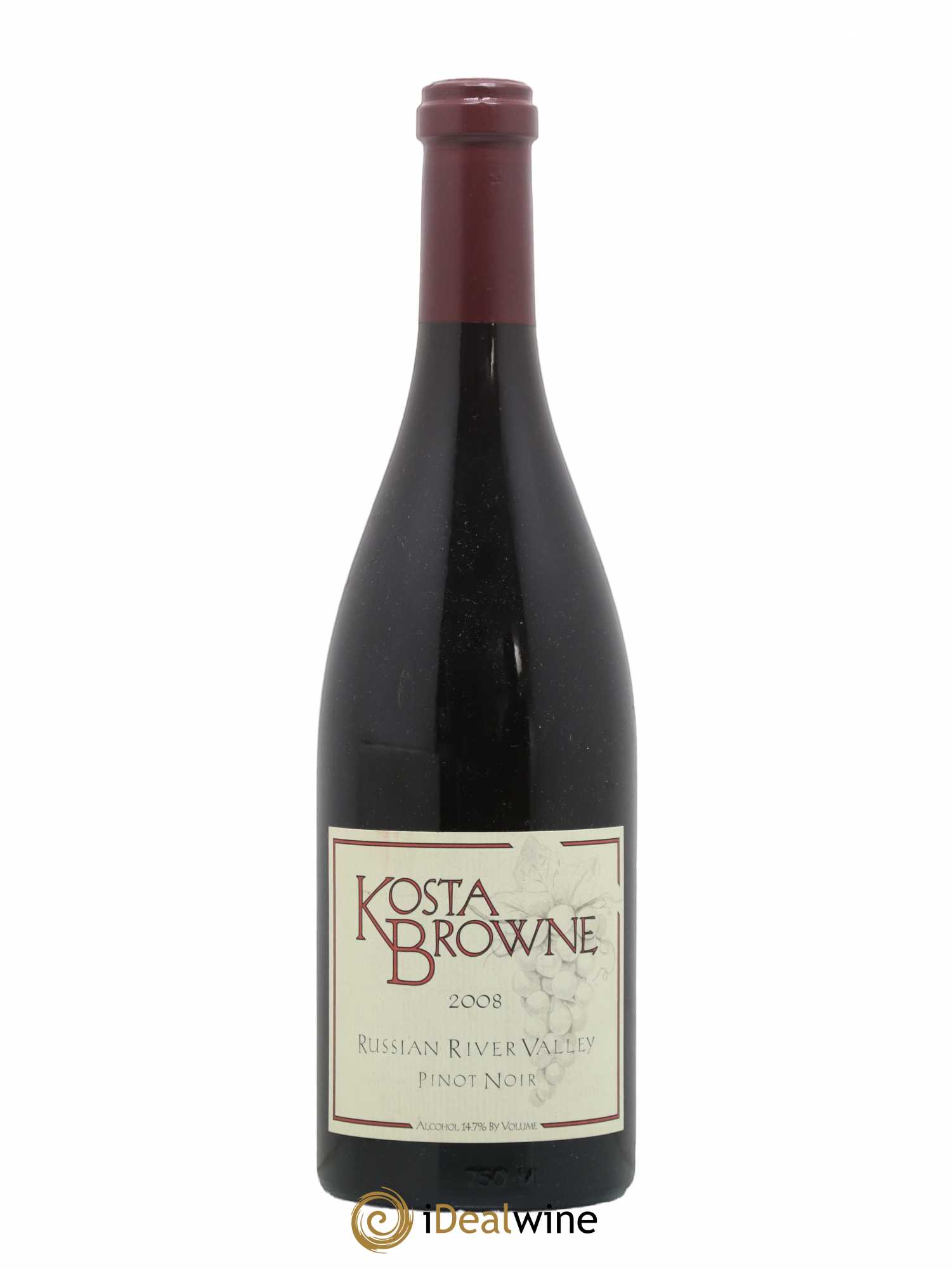 USA Russian River Valley Pinot Noir Kosta Browe California Wine 2008 - Posten von 1 Flasche - 0