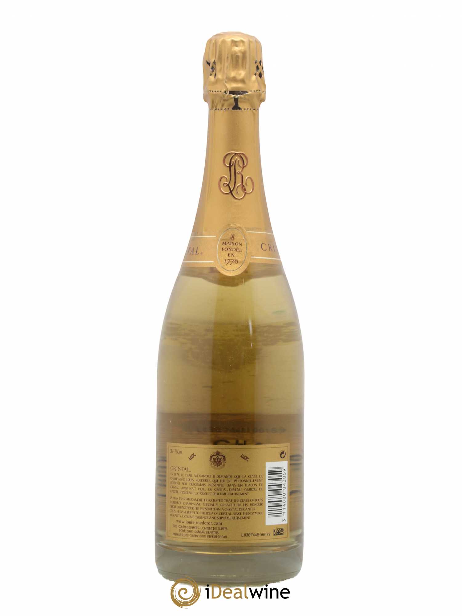 Cristal Louis Roederer Brut 2006 - Lot de 1 bouteille - 1