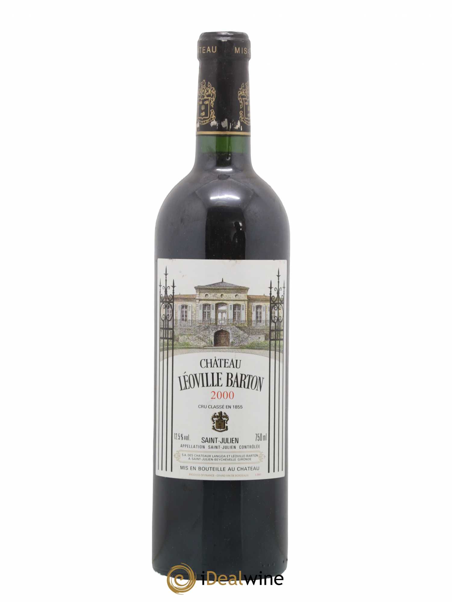 Château Léoville Barton 2ème Grand Cru Classé 2000 - Lot de 1 bouteille - 0