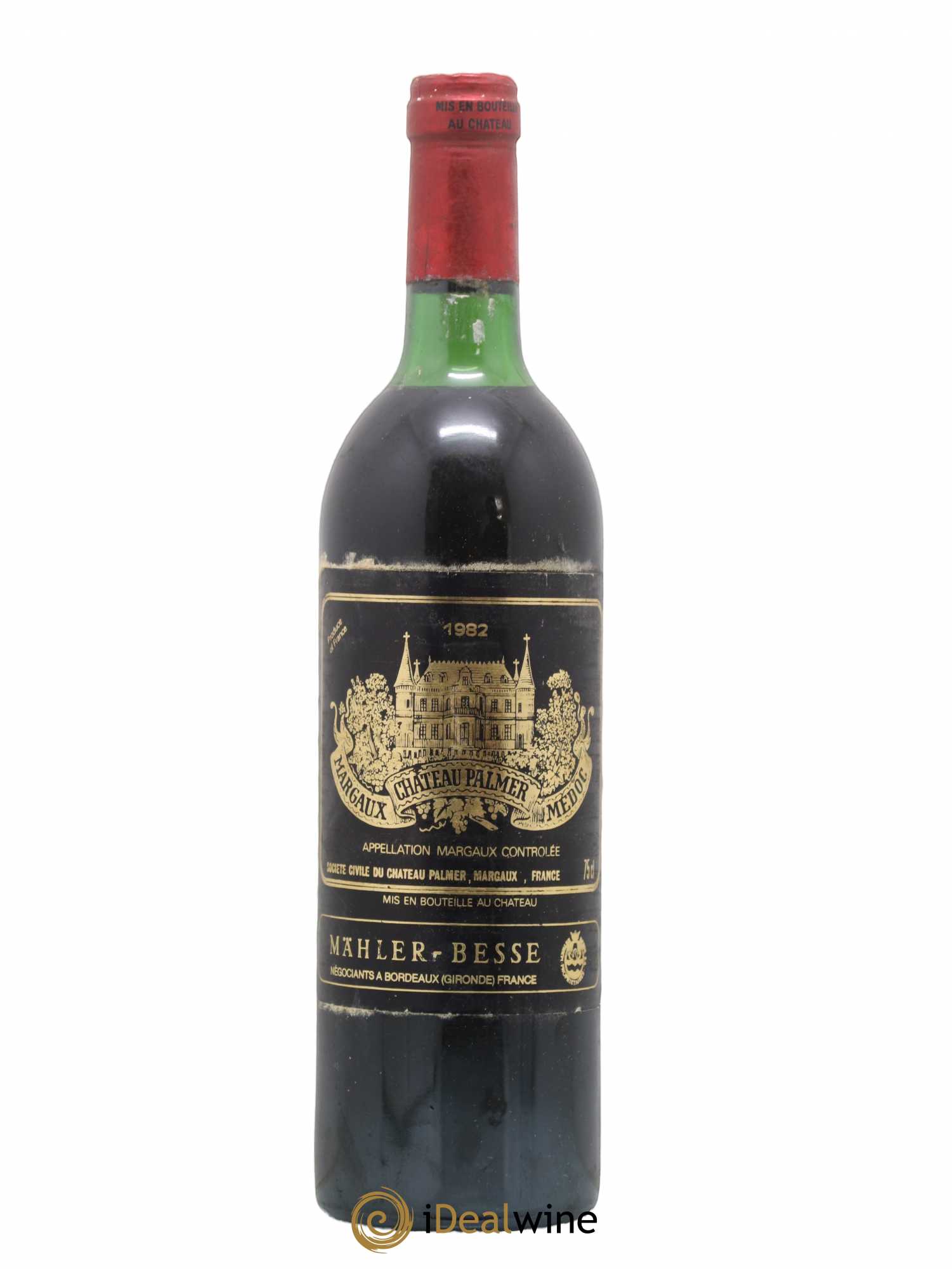 Château Palmer 3ème Grand Cru Classé 1982 - Lot de 1 bouteille - 0