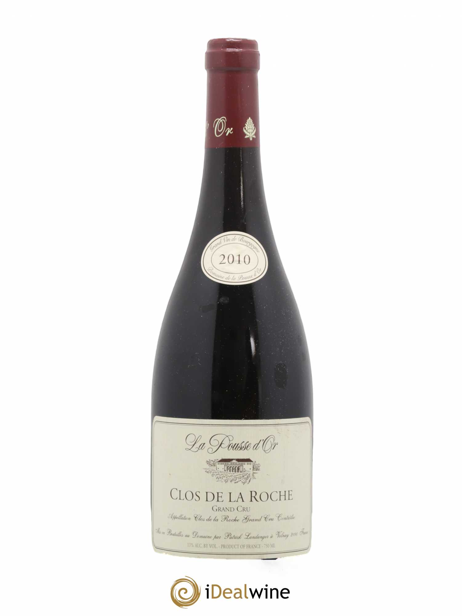 Clos de la Roche Grand Cru La Pousse d'Or (Domaine de) 2010 - Lot de 1 bouteille - 0