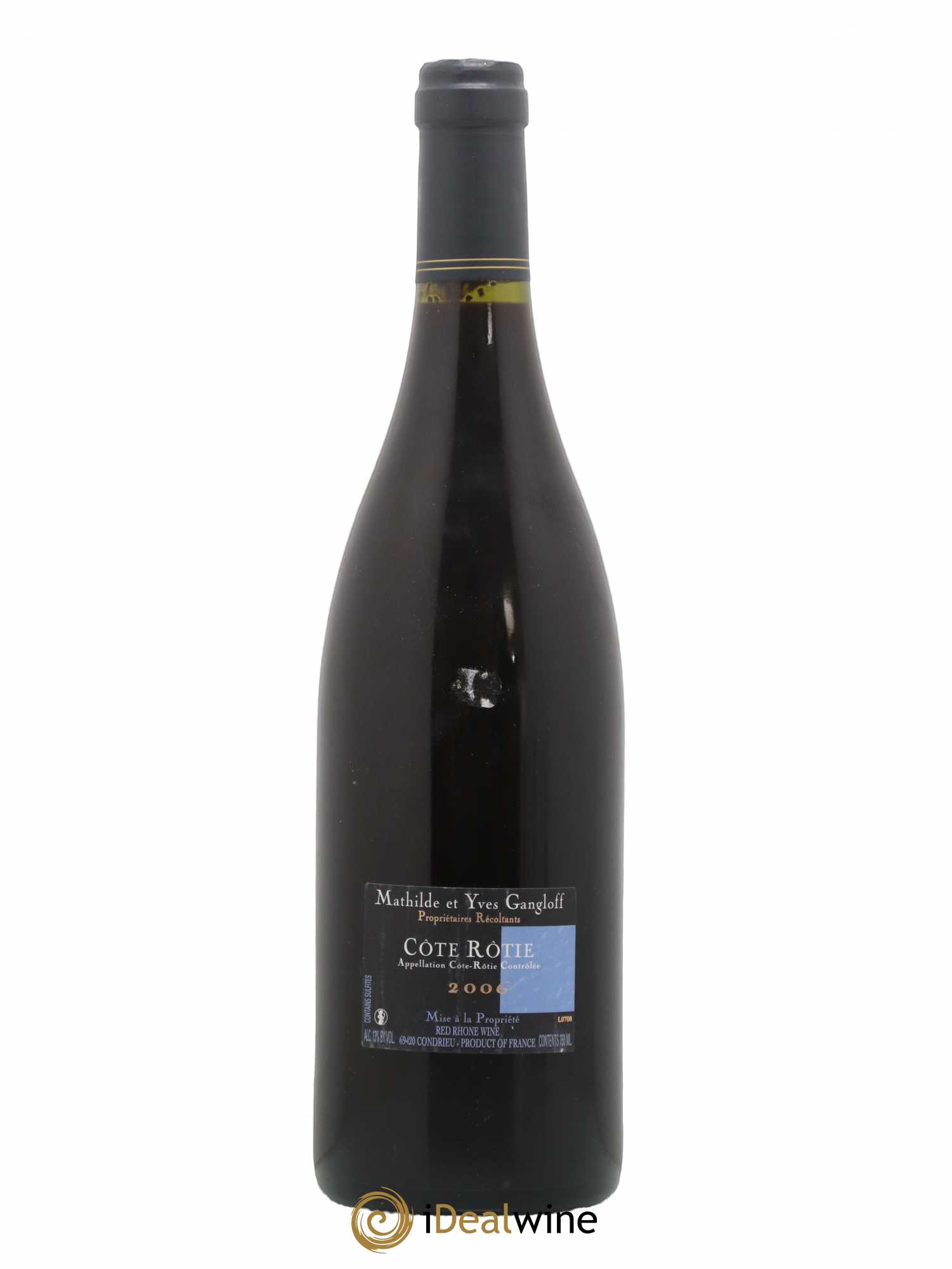 Côte-Rôtie La Barbarine Gangloff (Domaine) 2006 - Lot de 1 bouteille - 1