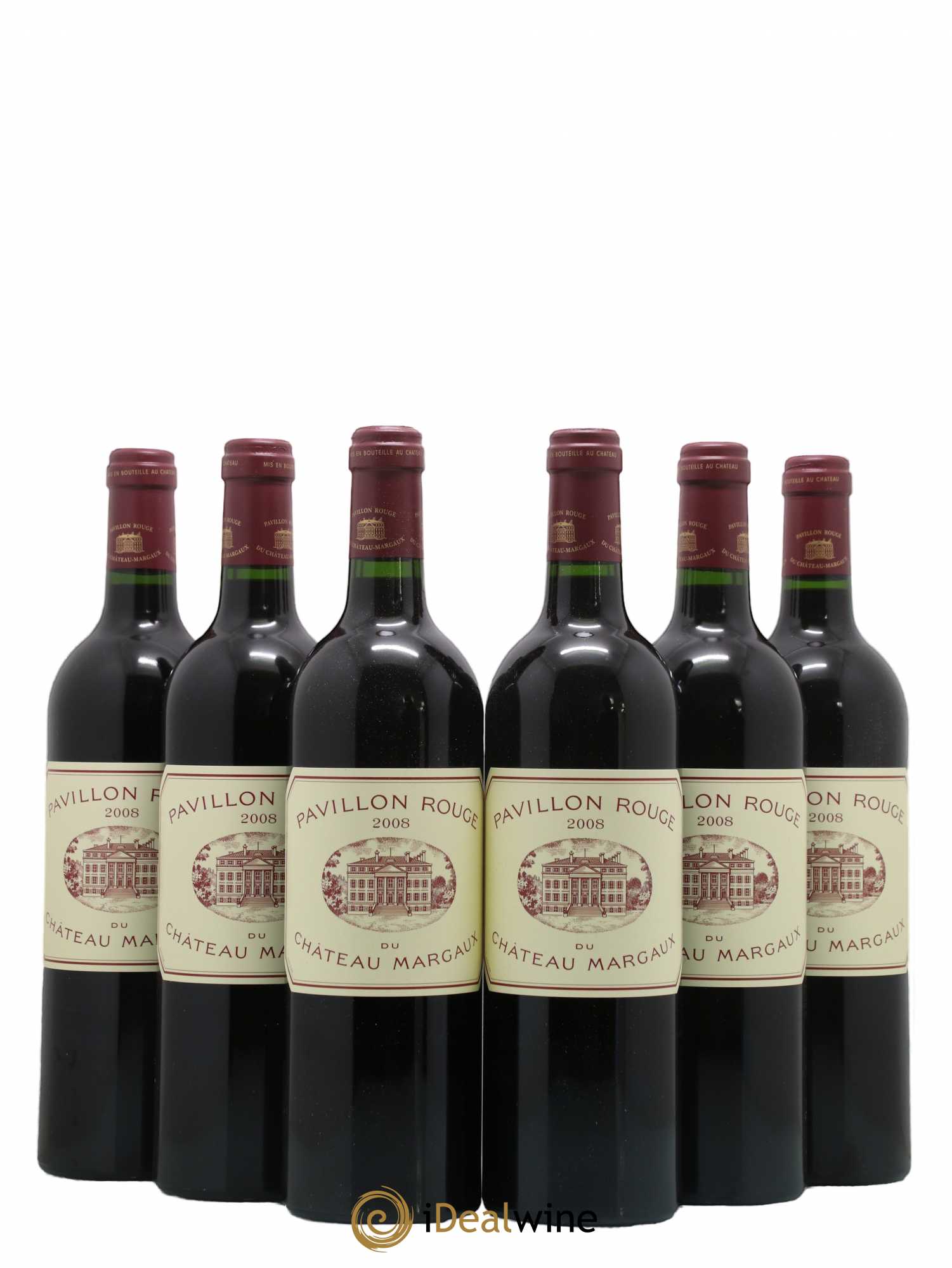Pavillon Rouge du Château Margaux Second Vin 2008 - Lot de 6 bouteilles - 0