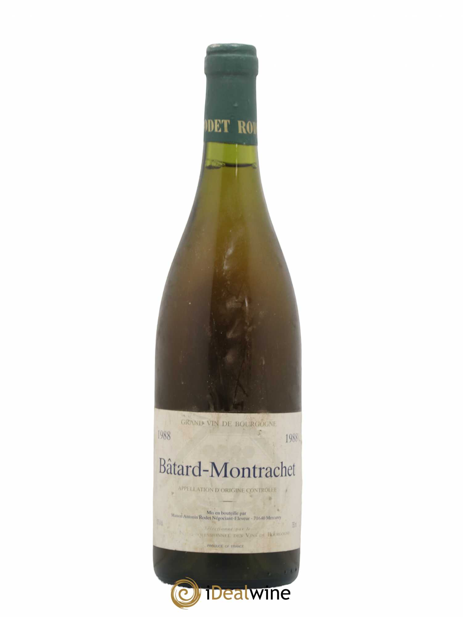 Bâtard-Montrachet Grand Cru Maison Antonin Rodet 1988 - Posten von 1 Flasche - 0