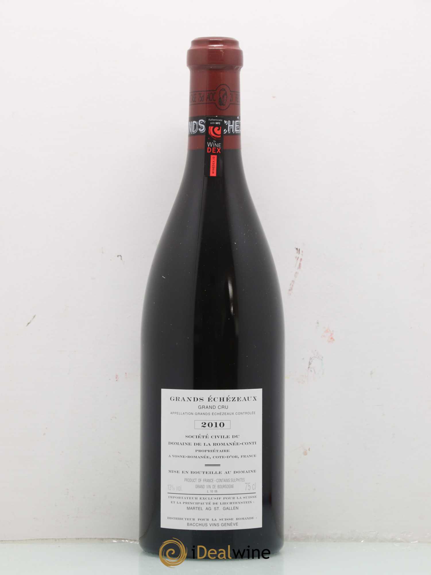 Grands-Echezeaux Grand Cru Domaine de la Romanée-Conti 2010 - Lot de 1 bouteille - 1