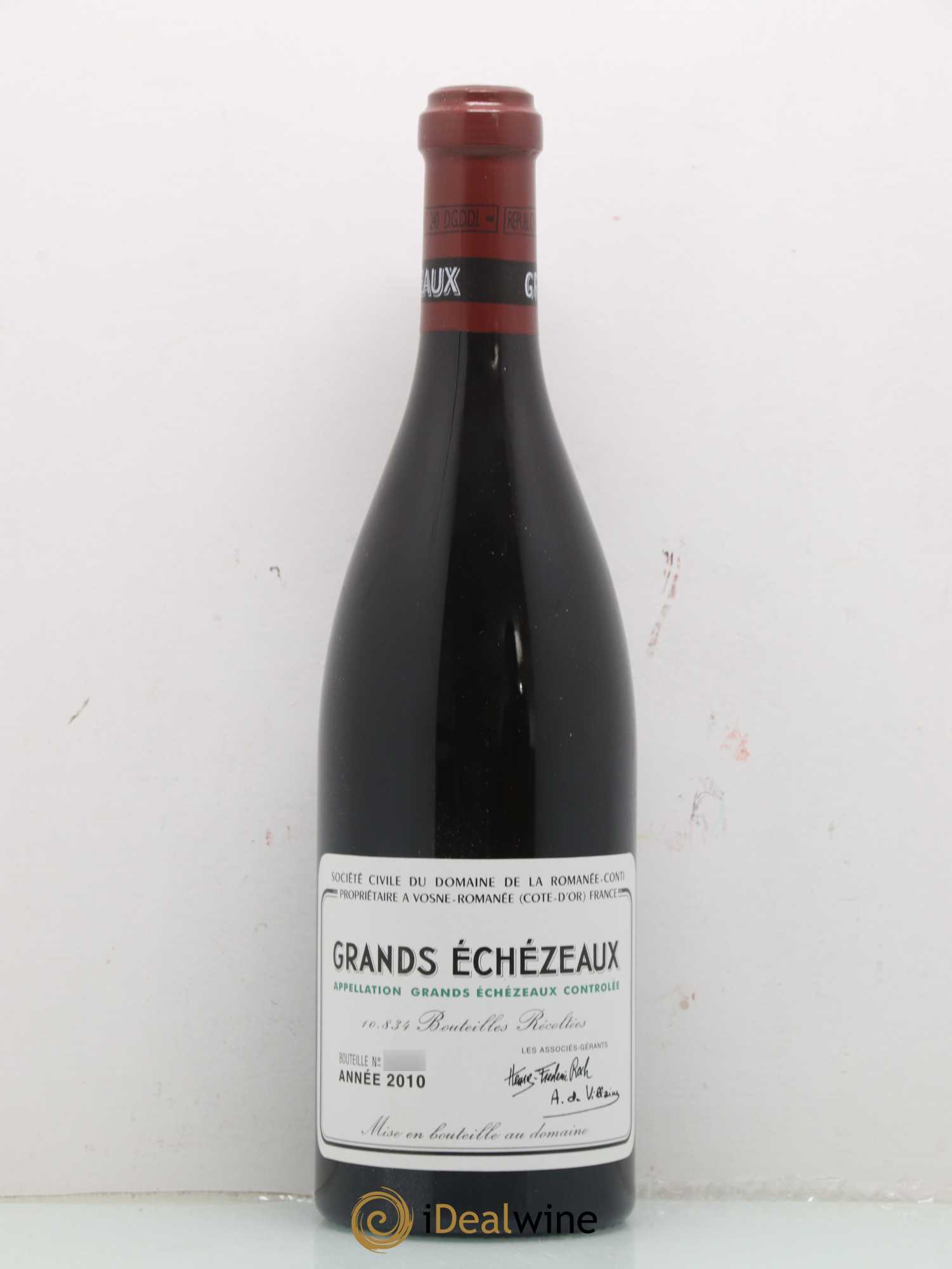 Grands-Echezeaux Grand Cru Domaine de la Romanée-Conti 2010 - Lot de 1 bouteille - 0