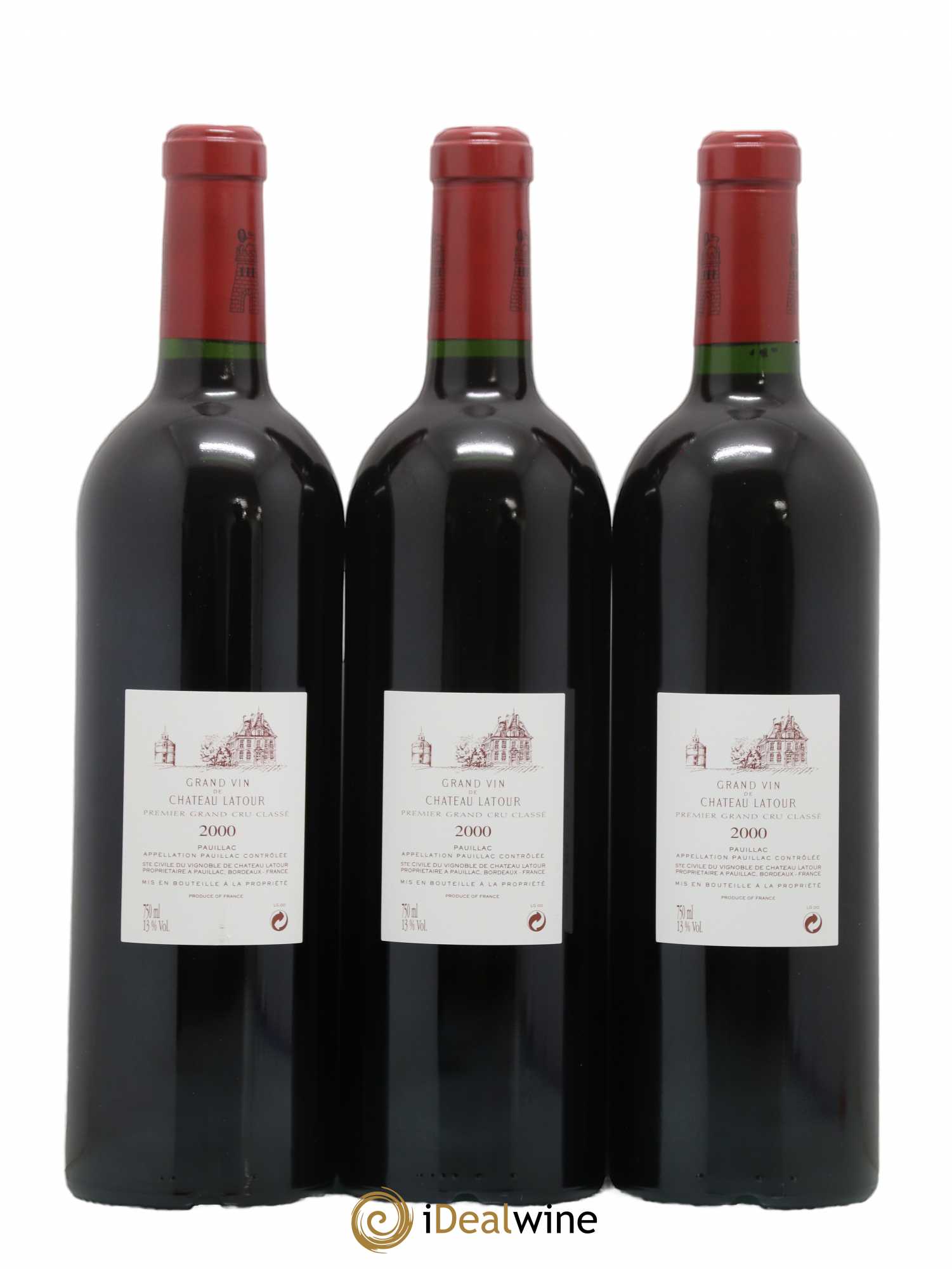 Château Latour 1er Grand Cru Classé 2000 - Lot de 6 bouteilles - 2