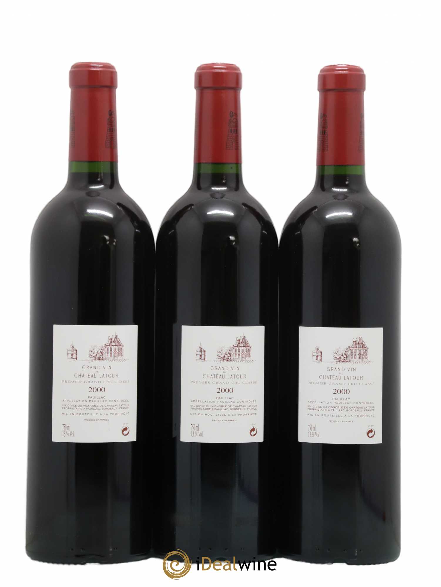 Château Latour 1er Grand Cru Classé 2000 - Lot de 6 bouteilles - 4