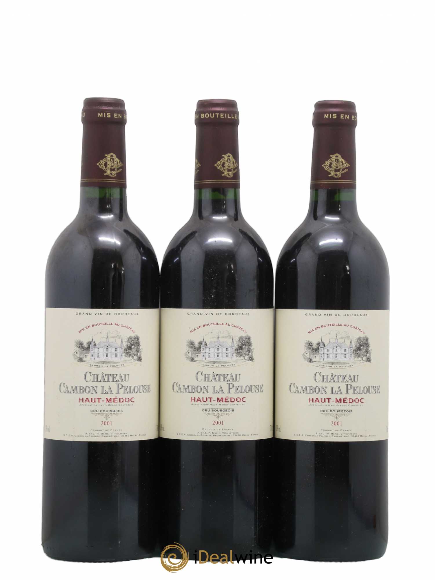 Château Cambon la Pelouse Cru Bourgeois 2001 - Posten von 6 Flaschen - 2