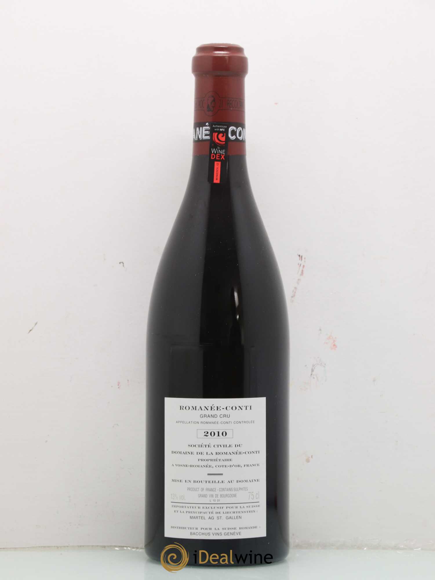 Romanée-Conti Grand Cru Domaine de la Romanée-Conti 2010 - Lot de 1 bouteille - 1
