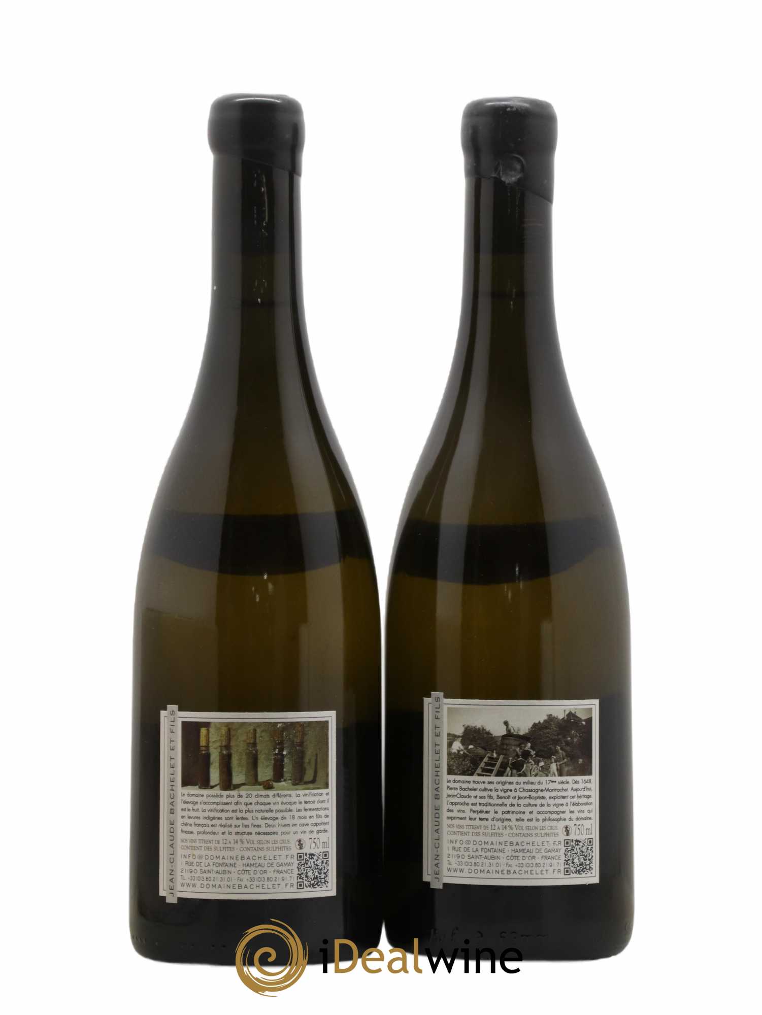 Chassagne-Montrachet 1er Cru Blanchot Dessus Jean-Claude Bachelet (Domaine) 2013 - Lot of 2 bottles - 1