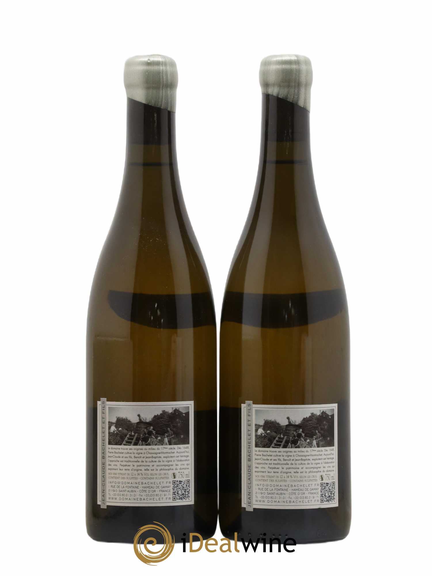 Chassagne-Montrachet 1er Cru Blanchot Dessus Jean-Claude Bachelet (Domaine) 2010 - Lot de 2 bouteilles - 1