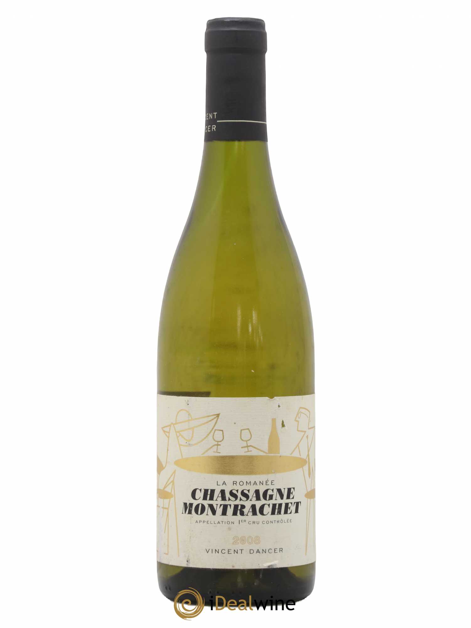 Chassagne-Montrachet 1er Cru La Romanée Vincent Dancer 2008 - Lot de 1 bouteille - 0