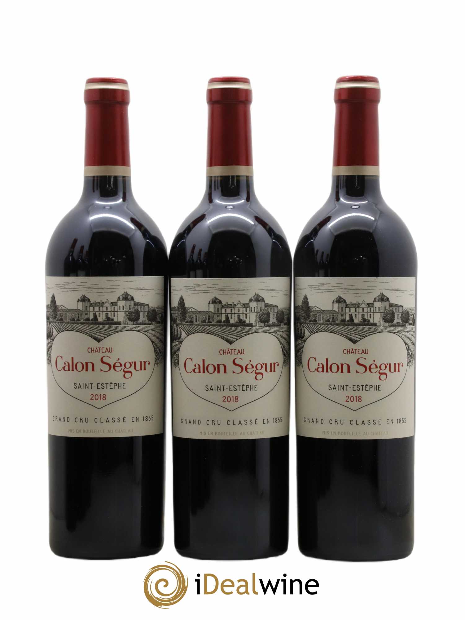 Château Calon Ségur 3ème Grand Cru Classé 2018 - Lot of 12 bottles - 2