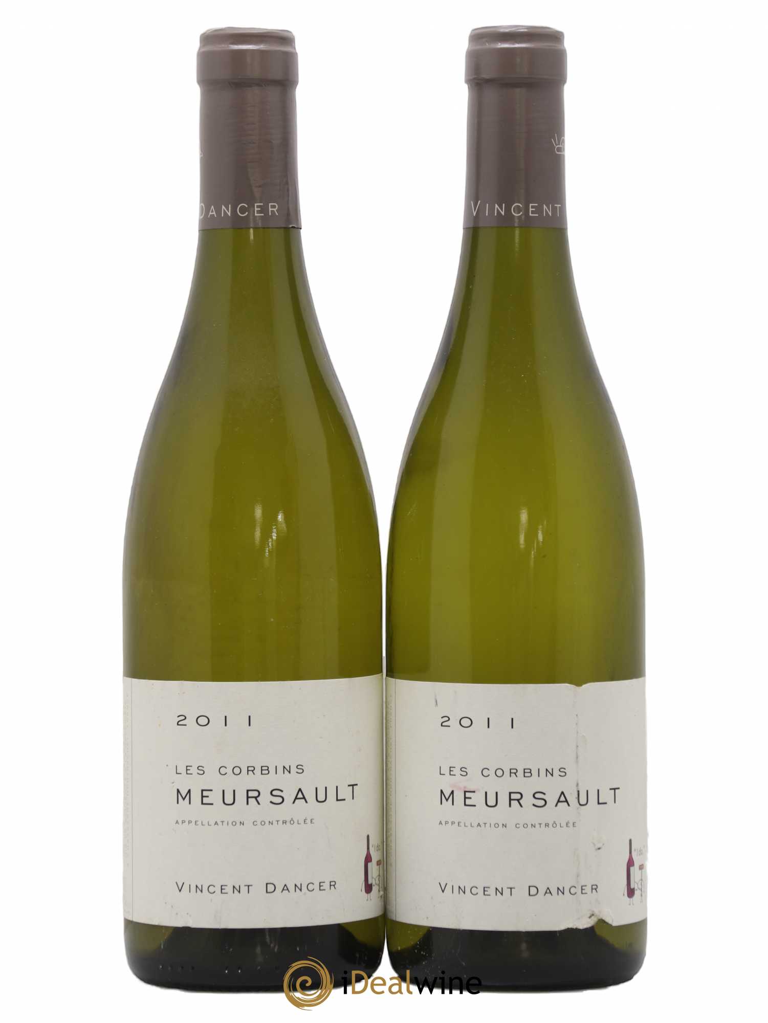 Meursault Les Corbins Vincent Dancer 2011 - Lot de 2 bouteilles - 0