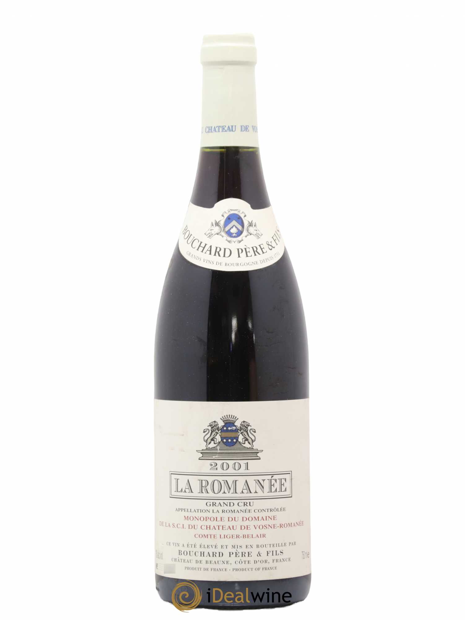 La Romanée Grand Cru Comte Liger-Belair (Domaine du) Bouchard 2001 - Lot de 1 bouteille - 0