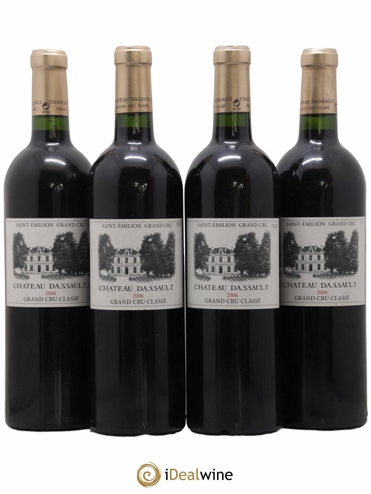 Château Dassault Grand Cru Classé 2006 - Lot de 4 bouteilles - 0