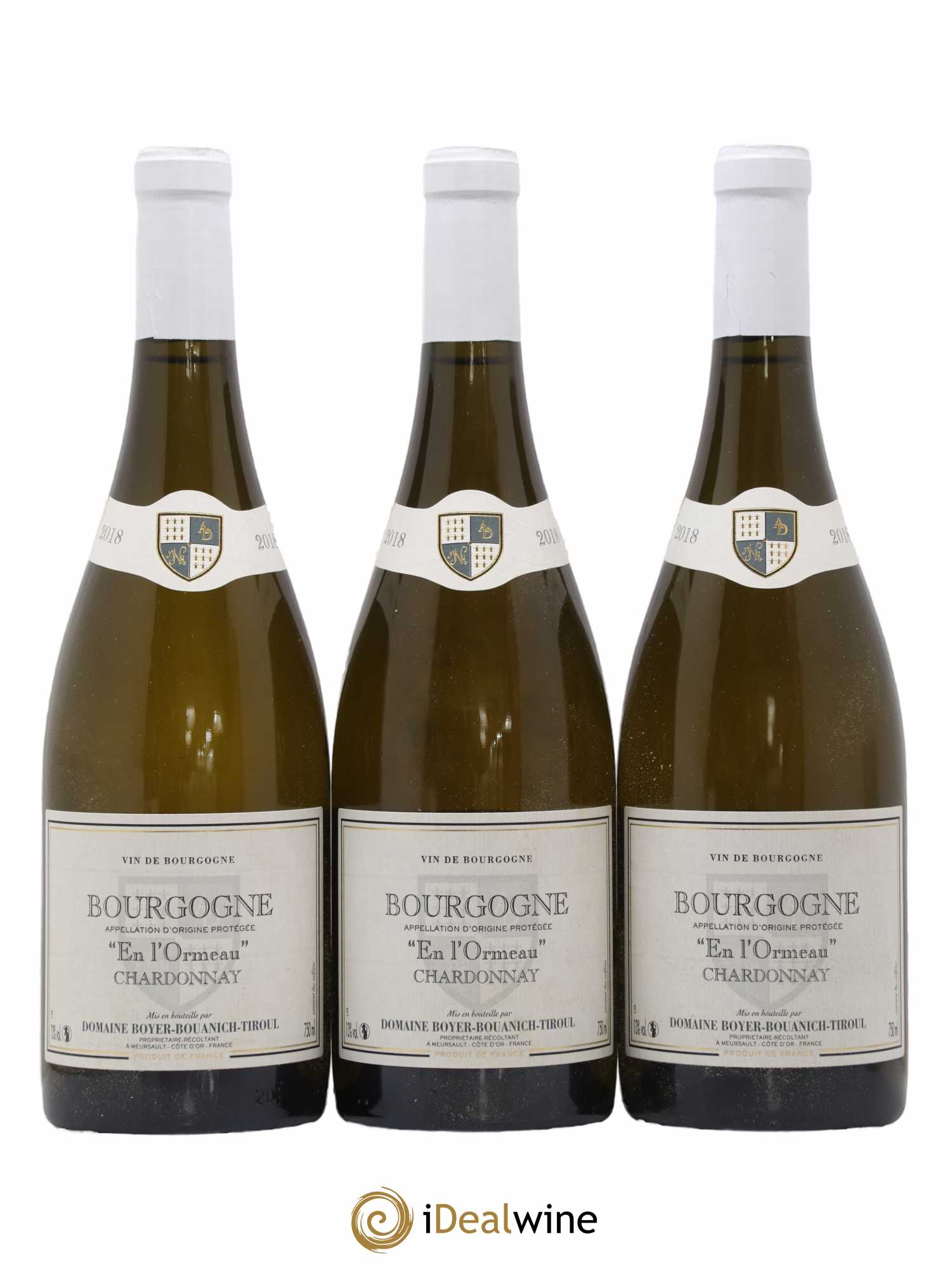 Bourgogne Chardonnay En l'Ormeau Domaine Boyer-Bouanich-Tiroul 2018 - Posten von 3 Flaschen - 0