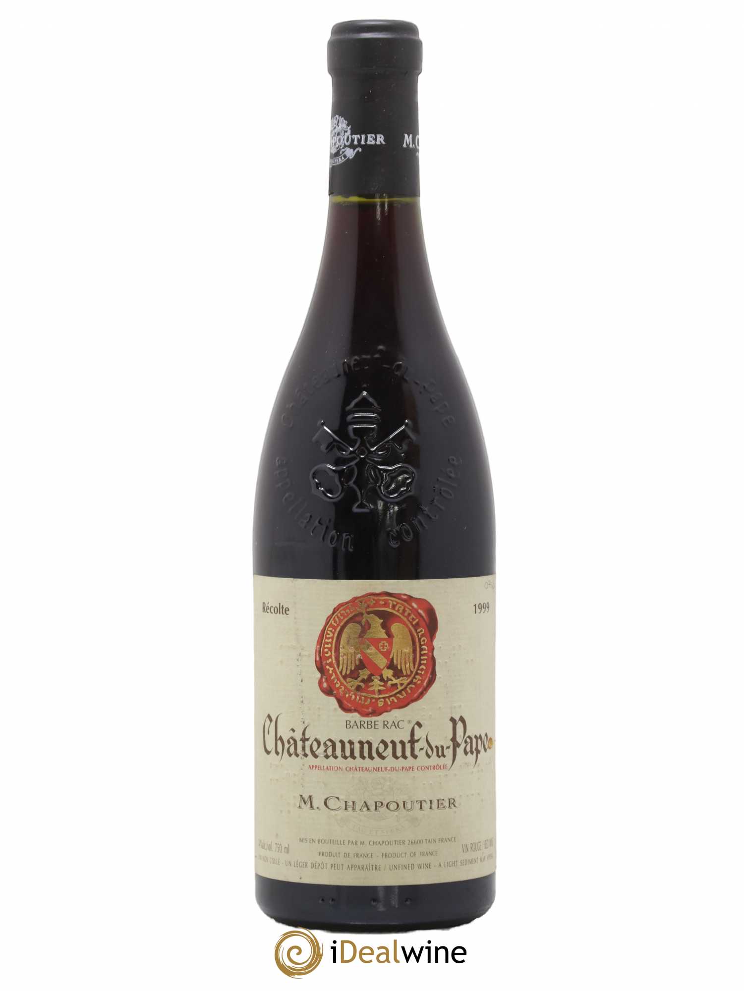 Châteauneuf-du-Pape Barbe Rac Chapoutier 1999 - Lot de 1 bouteille - 0