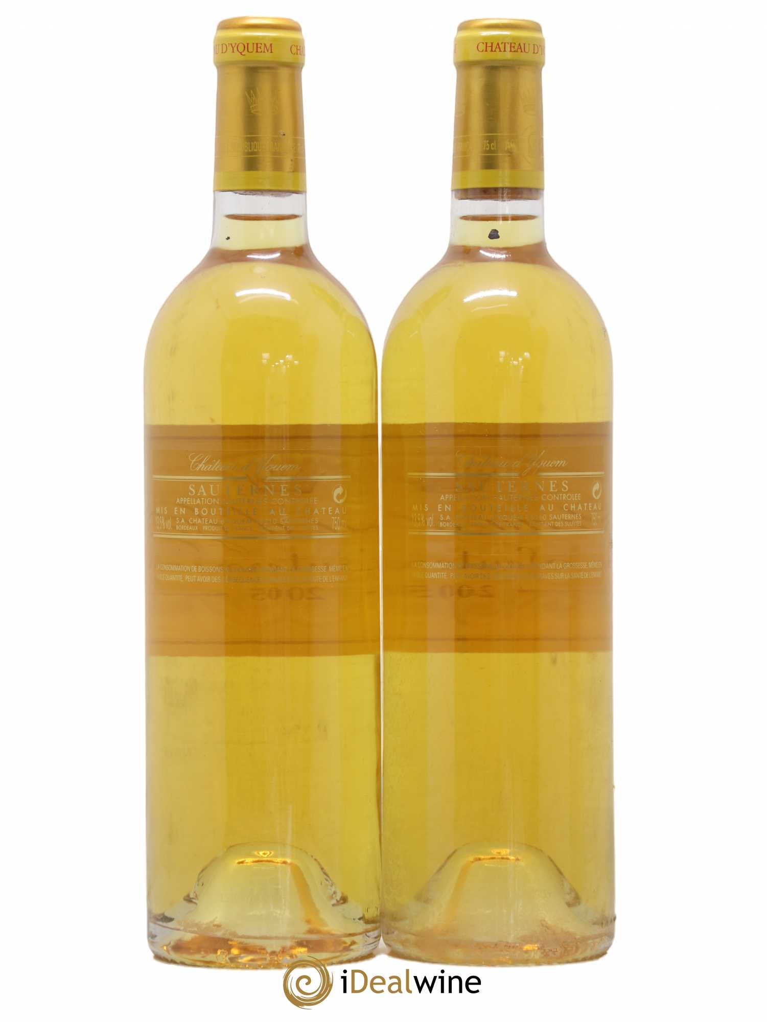Château d' Yquem 1er Cru Classé Supérieur 2005 - Lotto di 2 bottiglie - 1
