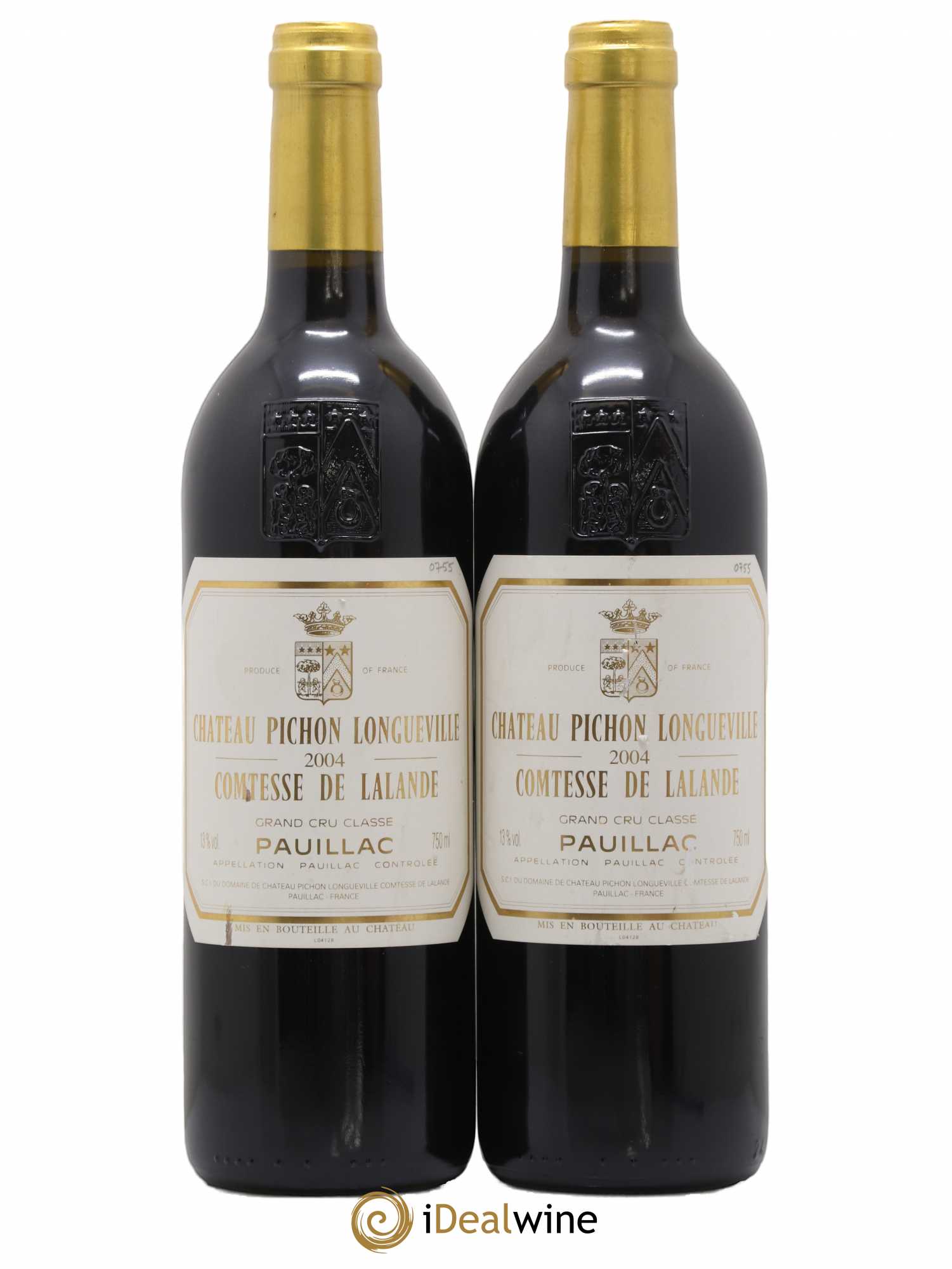 Château Pichon Longueville Comtesse de Lalande 2ème Grand Cru Classé 2004 - Lot de 2 bouteilles - 0