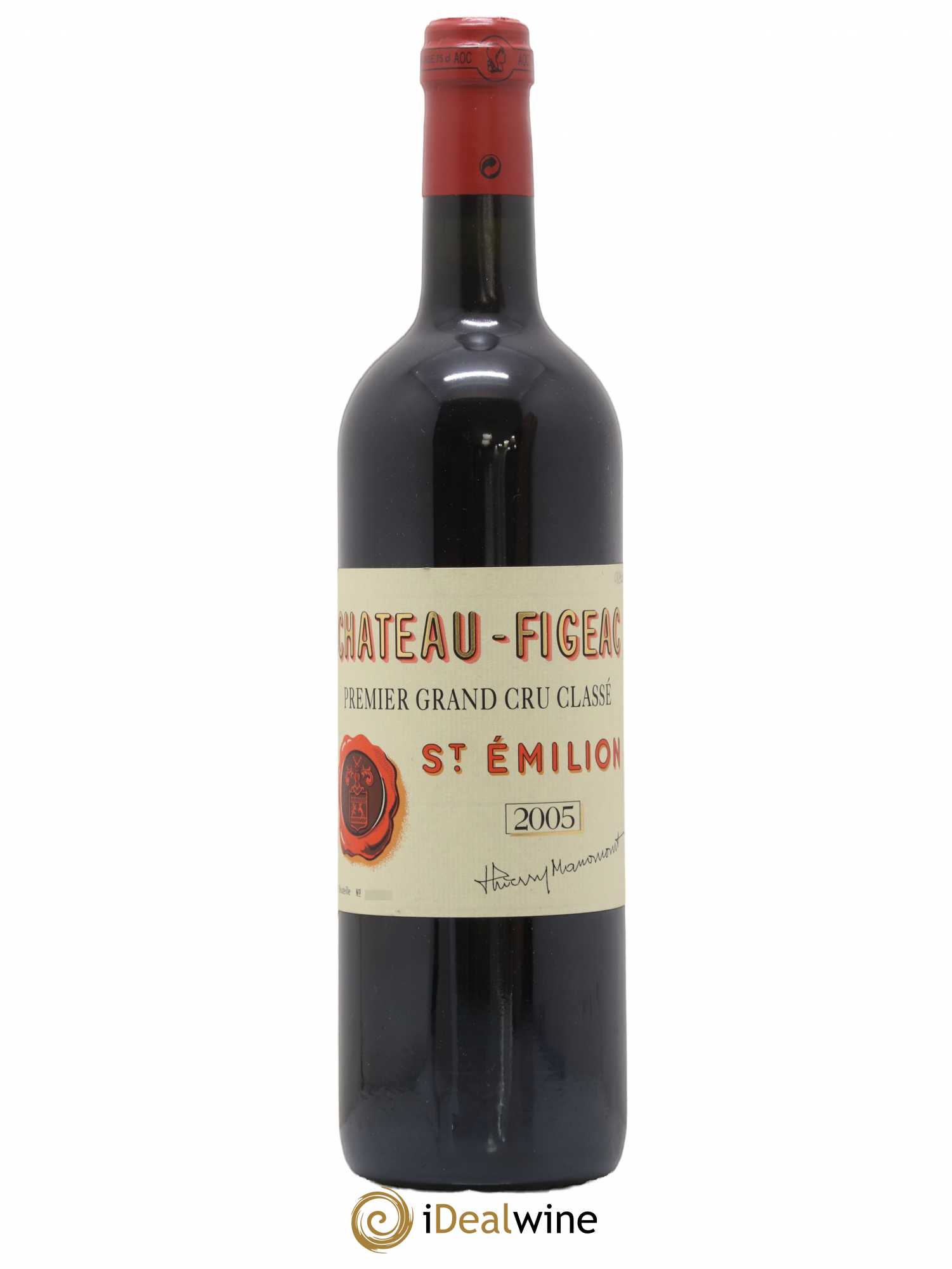 Château Figeac 1er Grand Cru Classé A 2005 - Lot de 1 bouteille - 0
