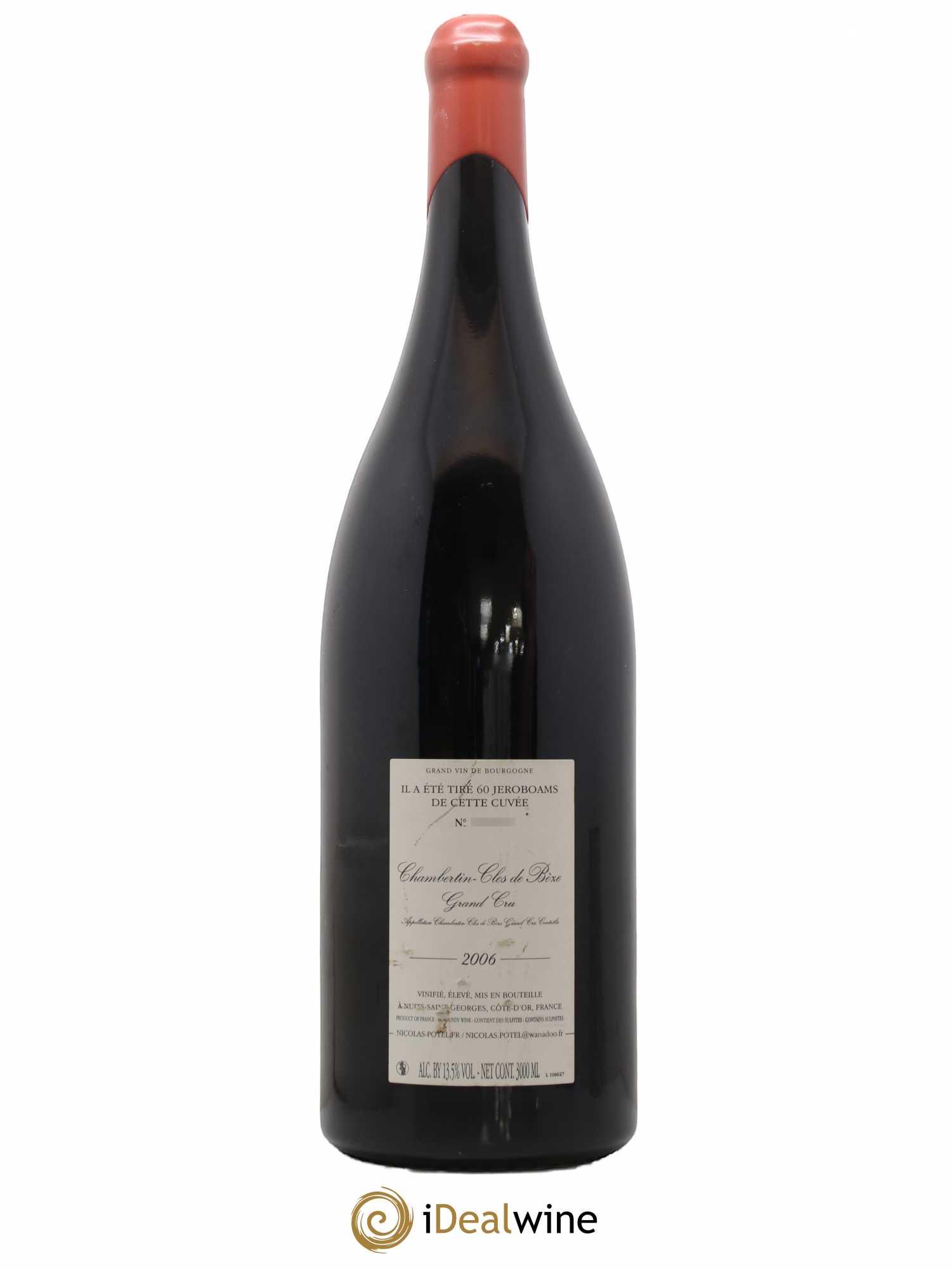 Chambertin Clos de Bèze Grand Cru Nicolas Potel 2006 - Lot de 1 double magnum - 1