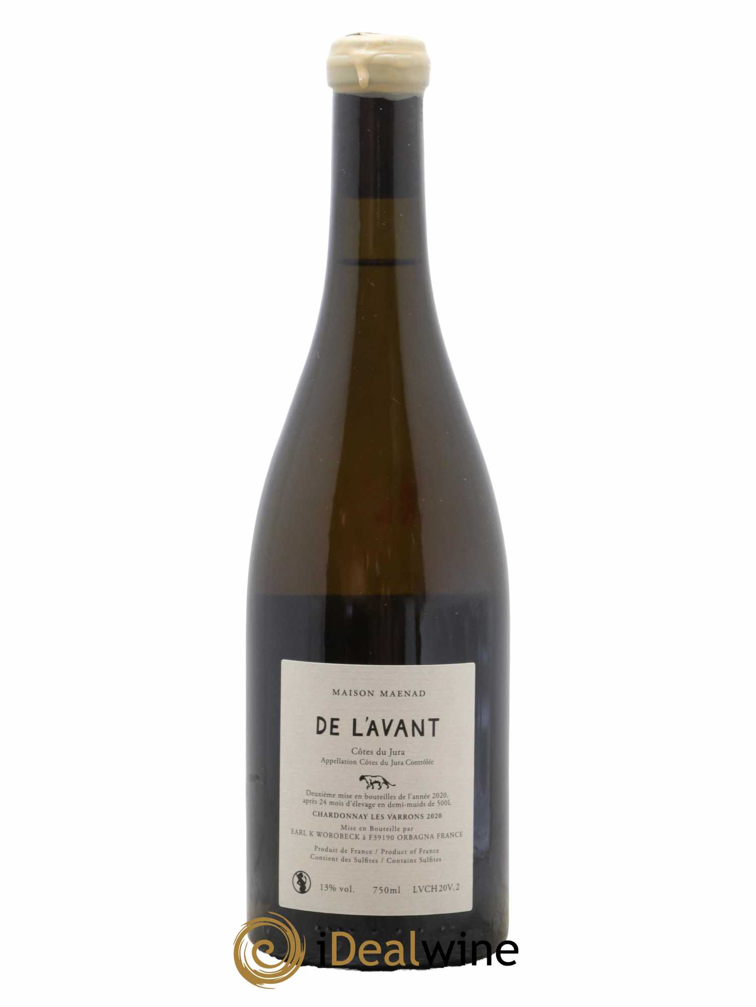 Côtes du Jura De l'Avant Les Varrons Katie Worobeck Maison Maenad 2020 - Lot of 1 bottle - 1