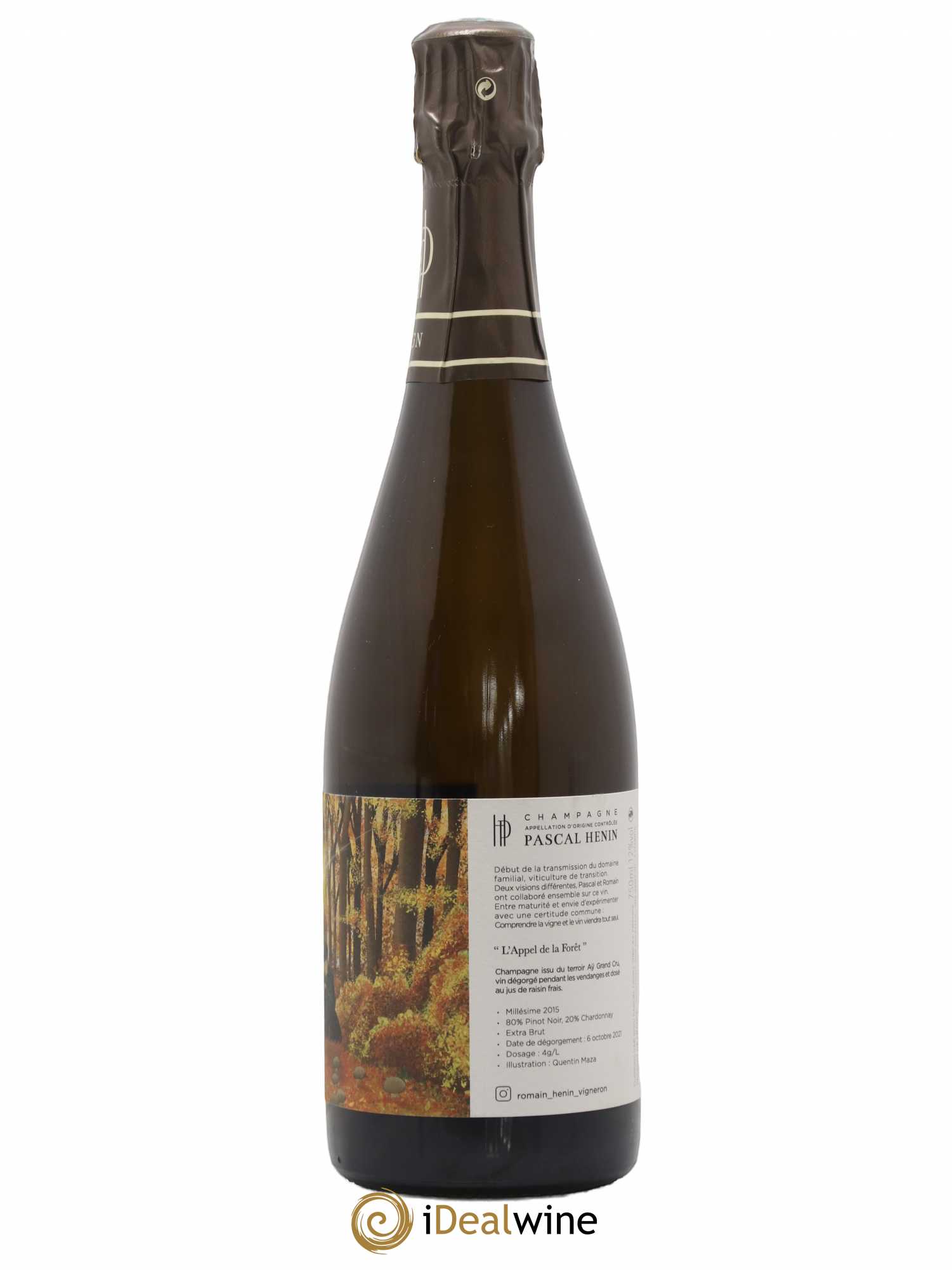L'Appel de la Fôret Romain Henin 2015 - Lot de 1 bouteille - 1