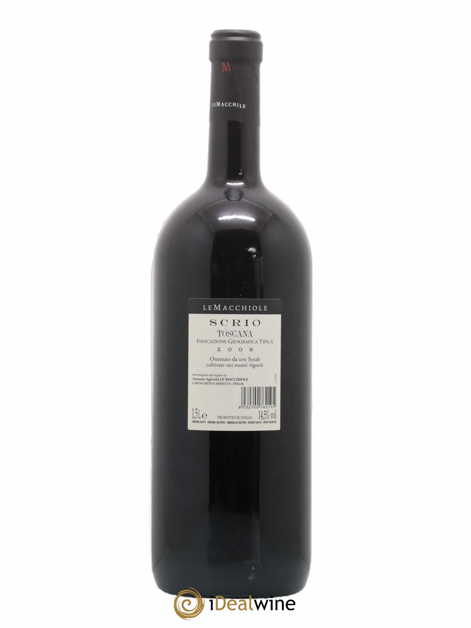 Toscana IGT Le Macchiole Scrio Le Macchiole 2009 - Lot de 1 magnum - 1