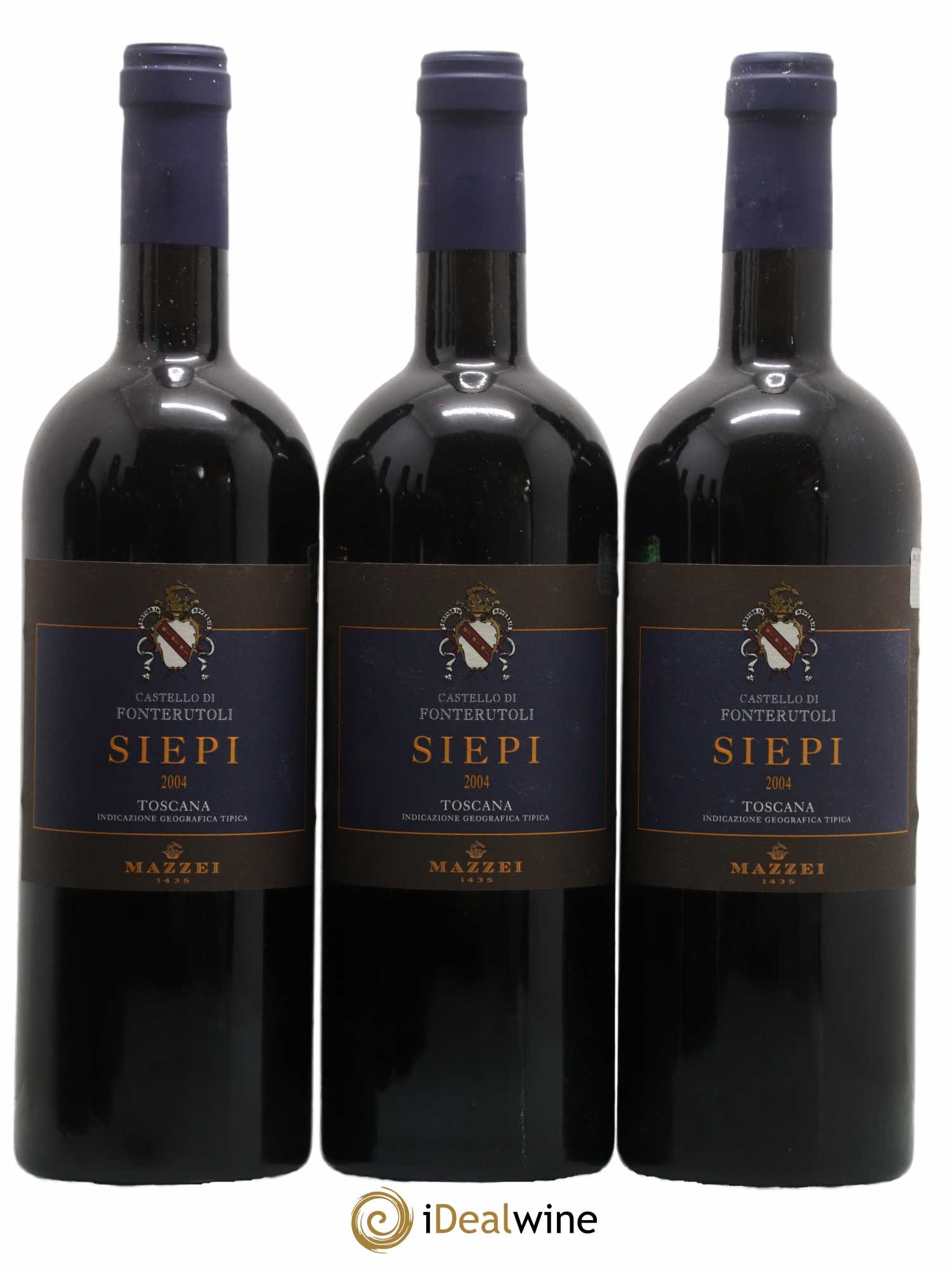 Toscana IGT Castello di Fonterutoli Siepi Mazzei 2004 - Lot of 6 bottles - 2